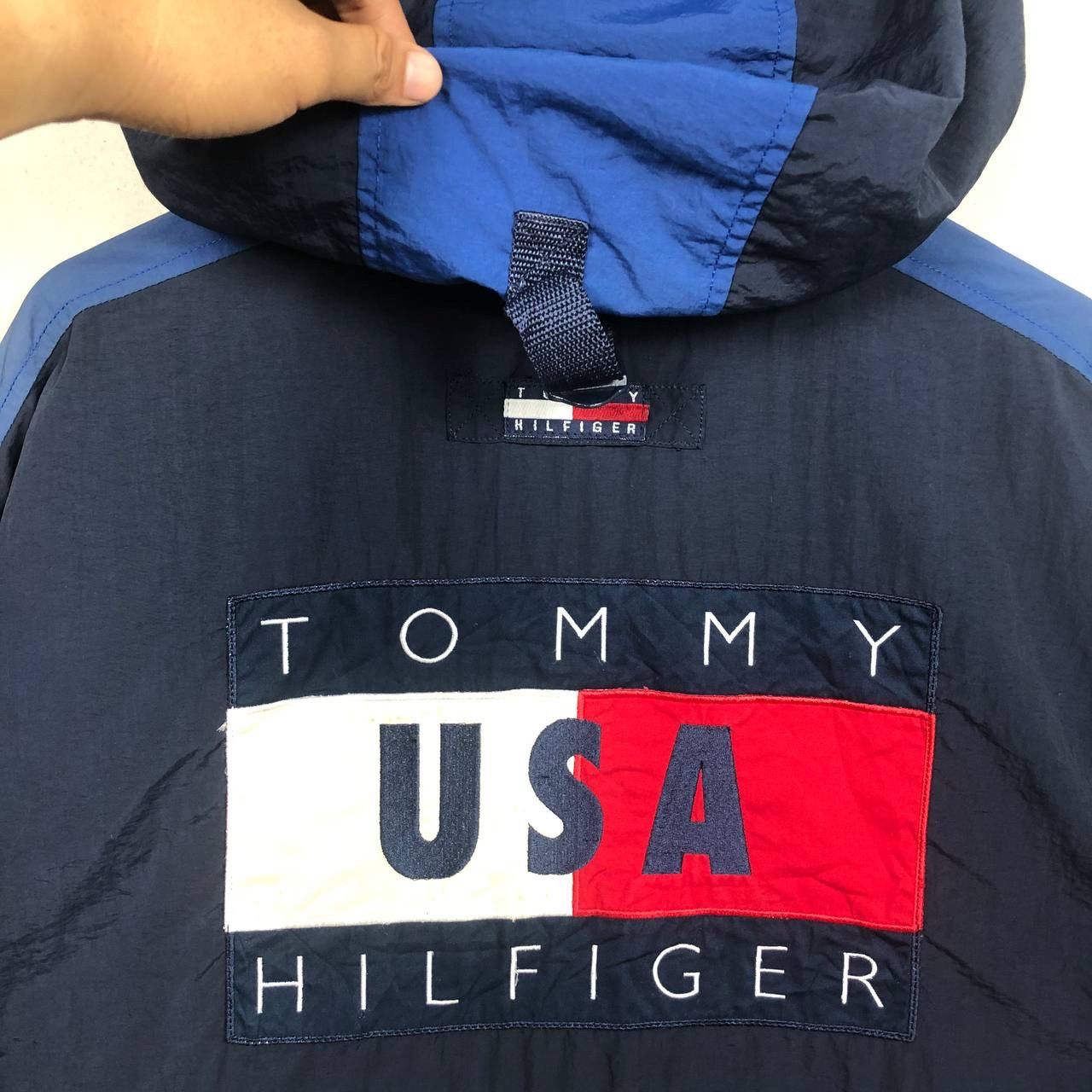 Tommy Hilfiger × Vintage Vintage 90s Tommy Hilfiger USA Sailing Gear Jacket Size US M / EU 48-50 / 2 - 4 Thumbnail