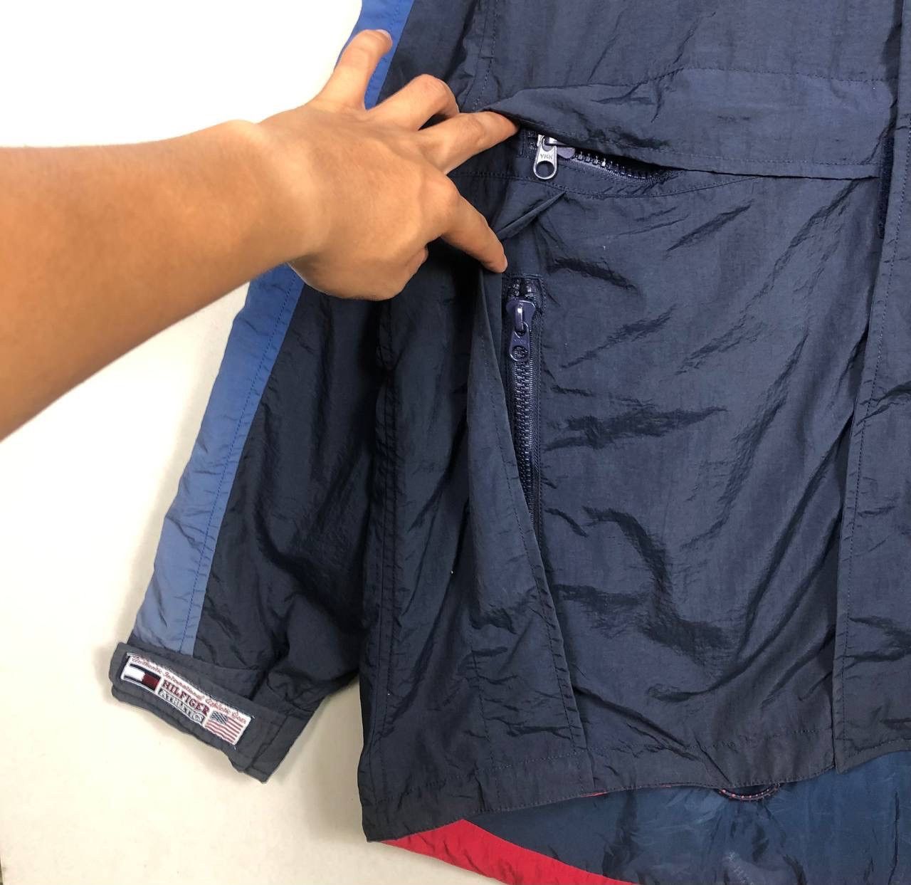 Tommy Hilfiger × Vintage Vintage 90s Tommy Hilfiger USA Sailing Gear Jacket Size US M / EU 48-50 / 2 - 8 Thumbnail