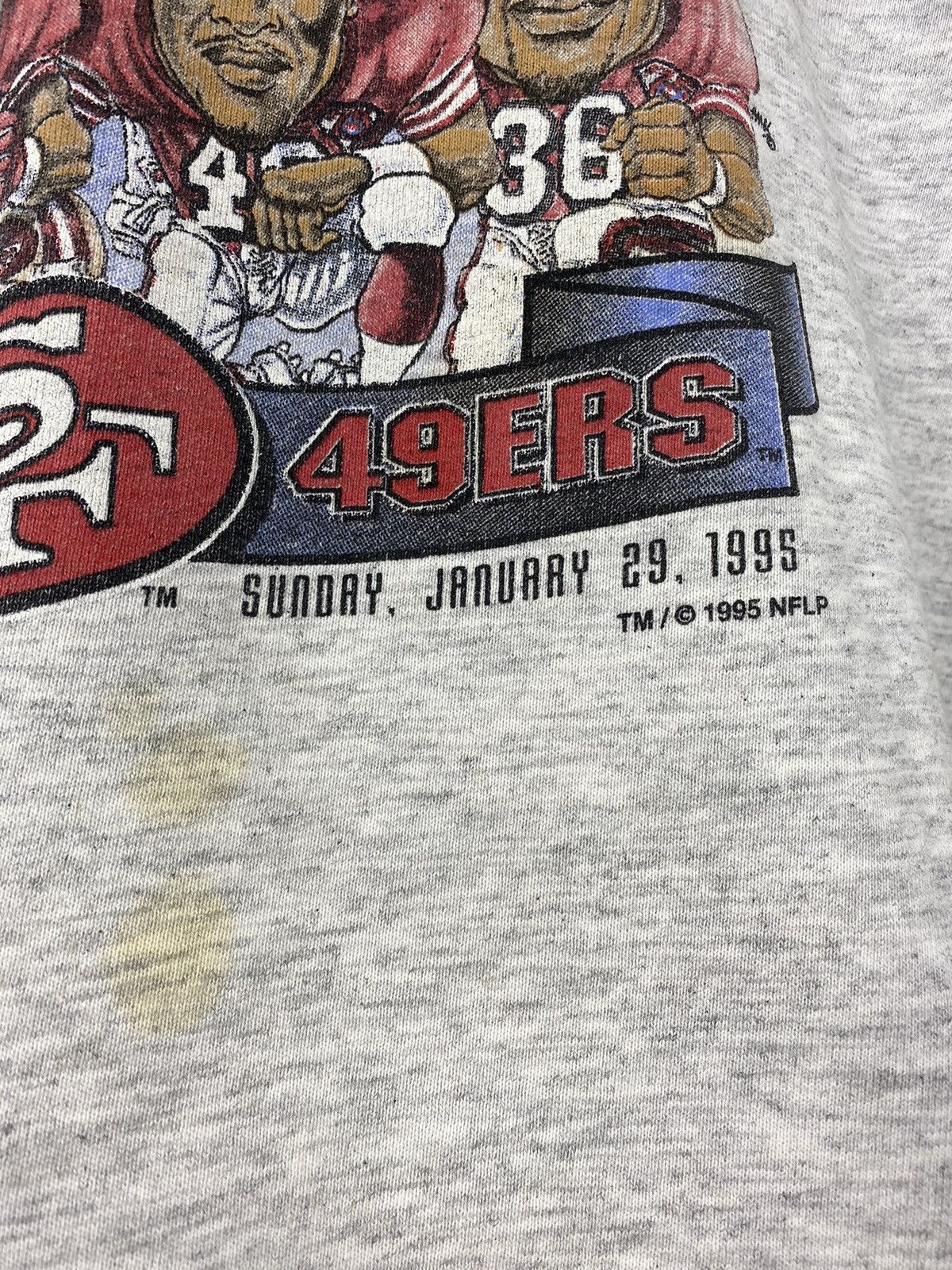 NFL San Francisco 49ERS Super Bowl Champ 1995 Sweatshirt Buffalo Size US L / EU 52-54 / 3 - 3 Thumbnail