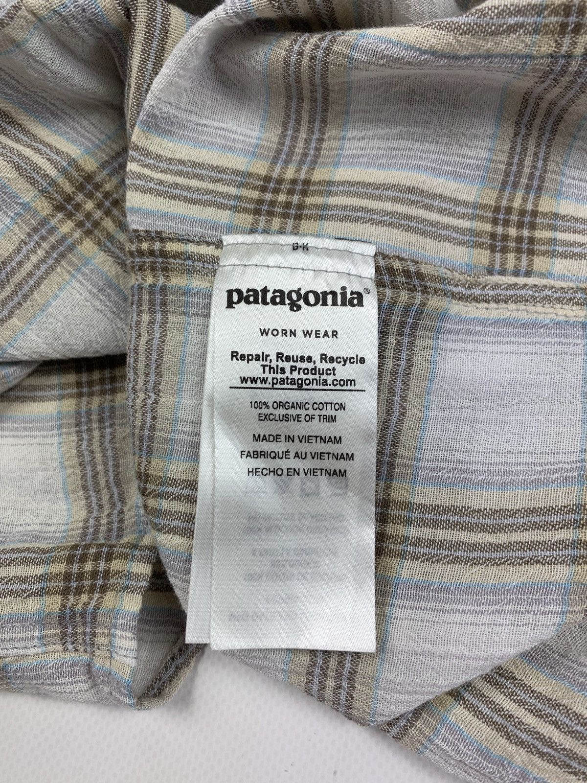 Patagonia Patagonia organic cotton men’s long sleeve checked shirt Size US S / EU 44-46 / 1 - 10 Thumbnail
