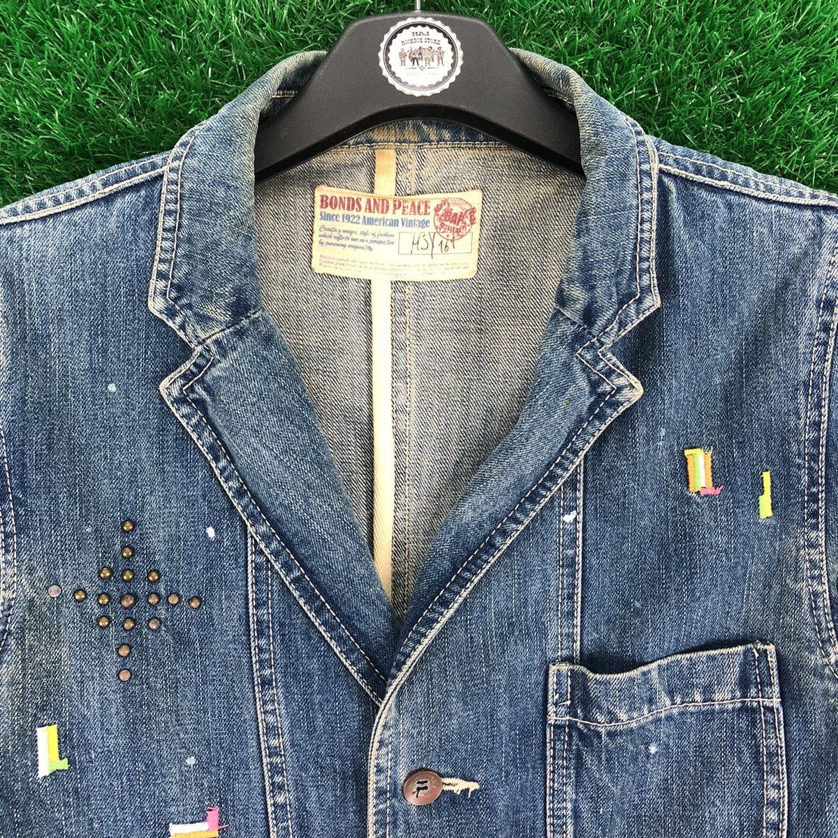 Vintage Vintage Denim Coat Jacket Women by Bonds And Peace Size XXS / US 00 / IT 34 - 7 Thumbnail