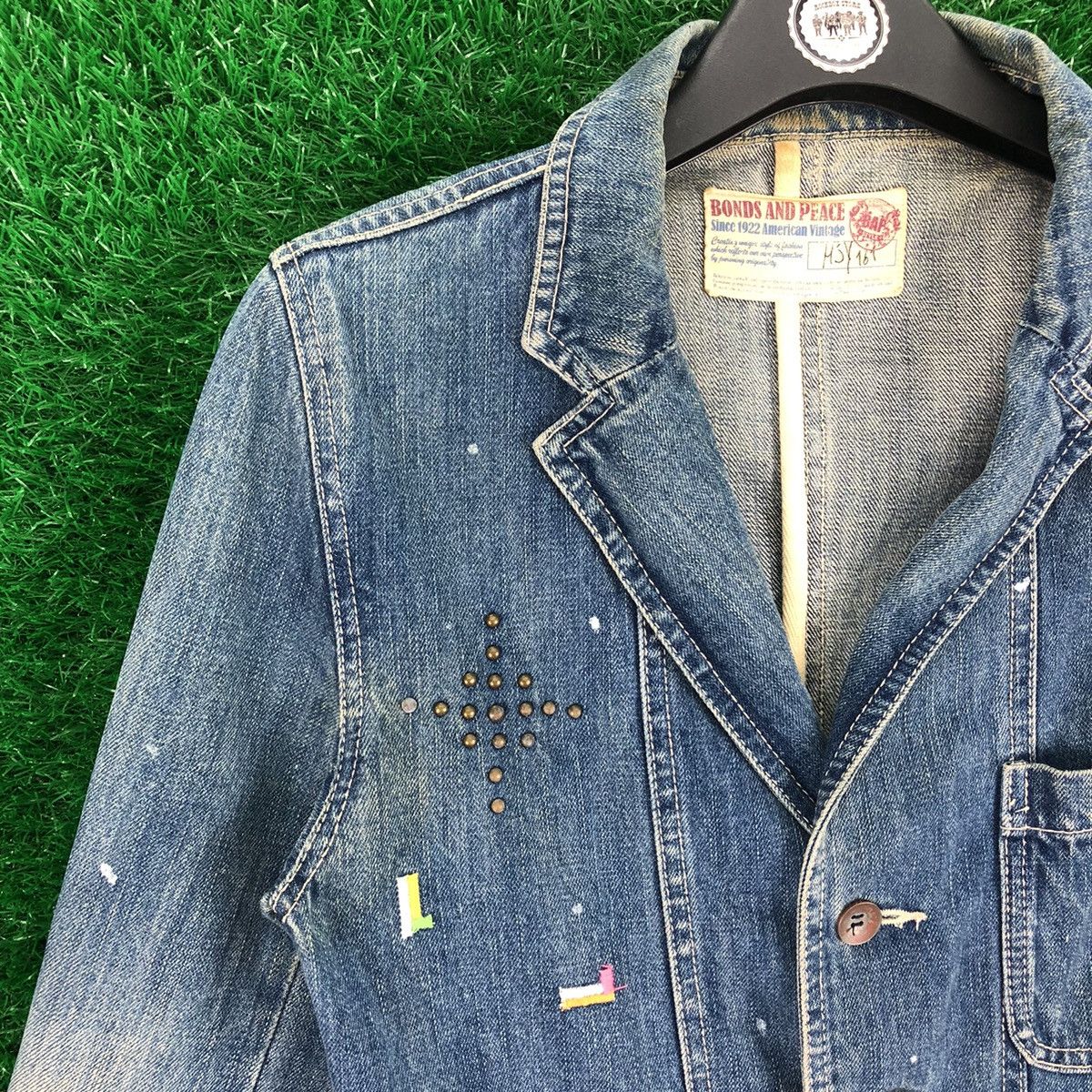 Vintage Vintage Denim Coat Jacket Women by Bonds And Peace Size XXS / US 00 / IT 34 - 2 Thumbnail
