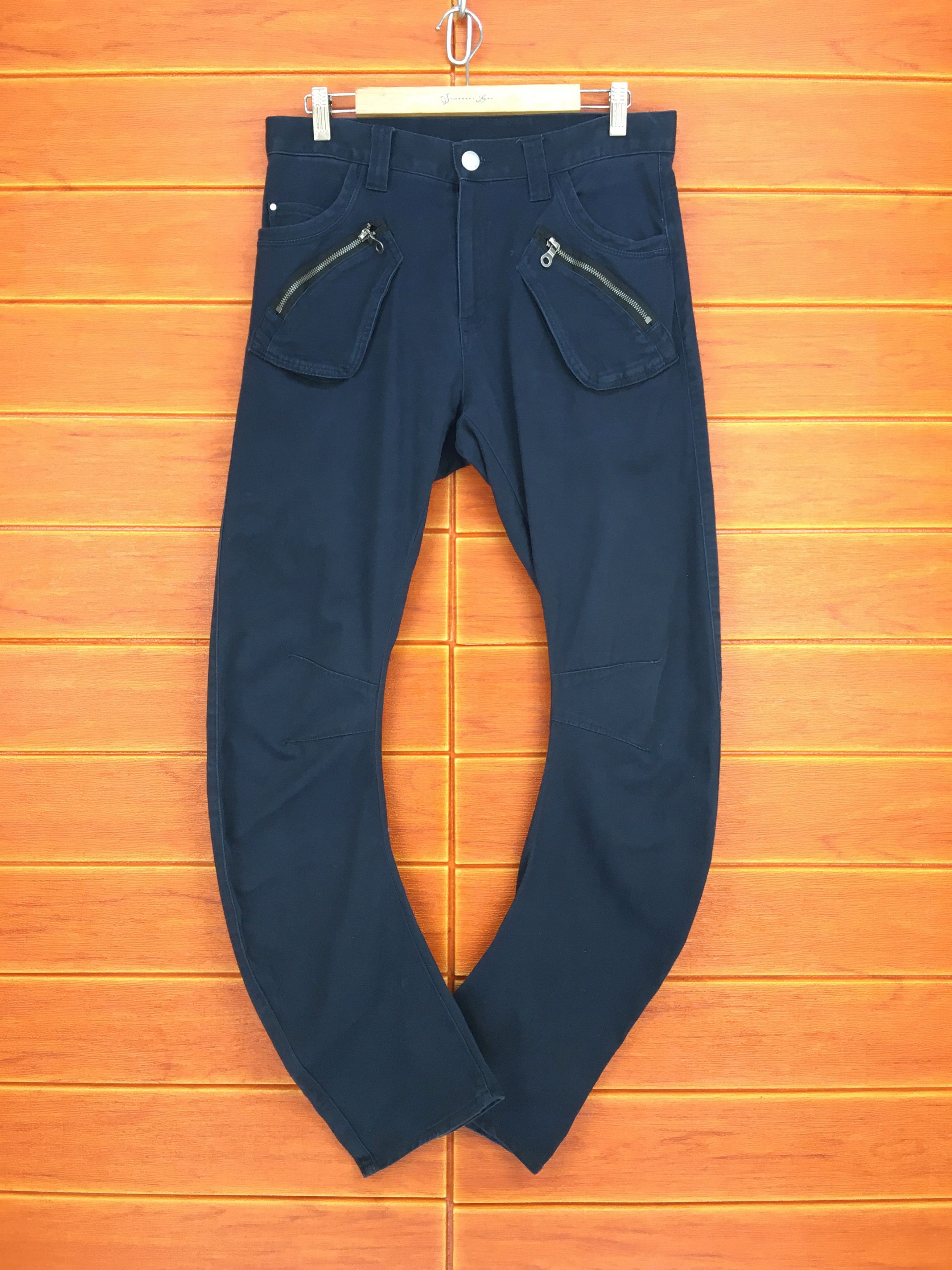 PPFM Japanese Brand PPFM Union Made Curved Denim Pants Size US 32 / EU 48 - 2 Thumbnail