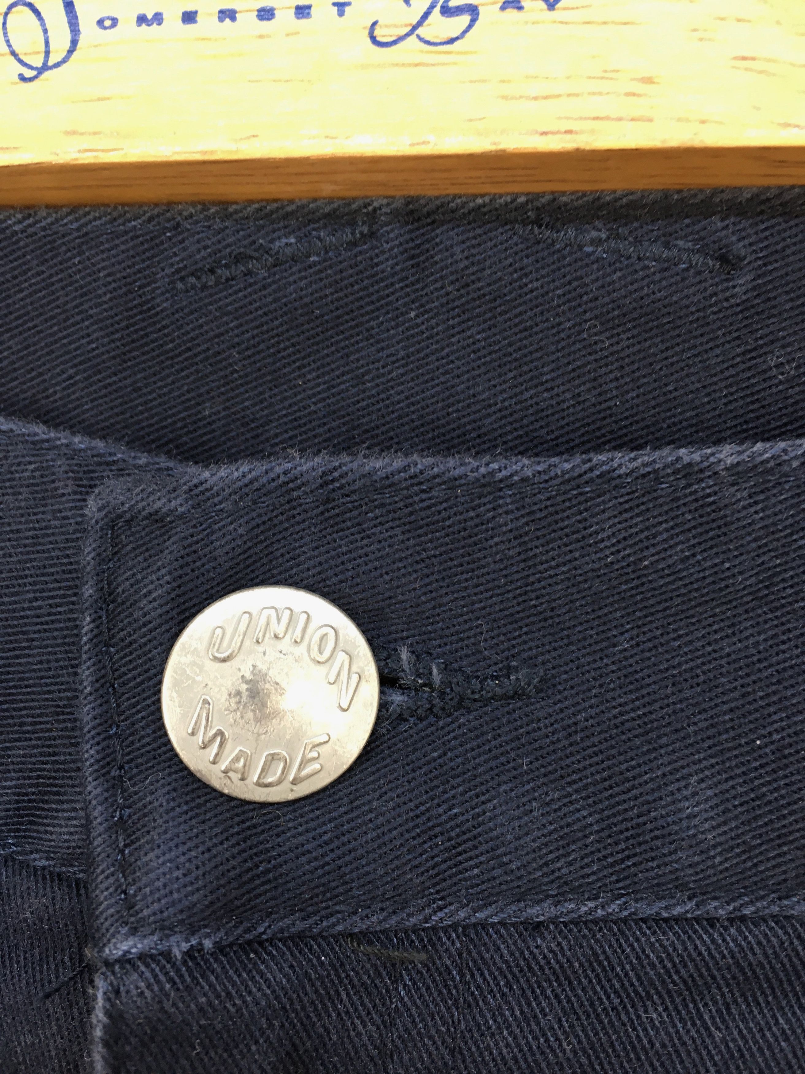 PPFM Japanese Brand PPFM Union Made Curved Denim Pants Size US 32 / EU 48 - 9 Thumbnail