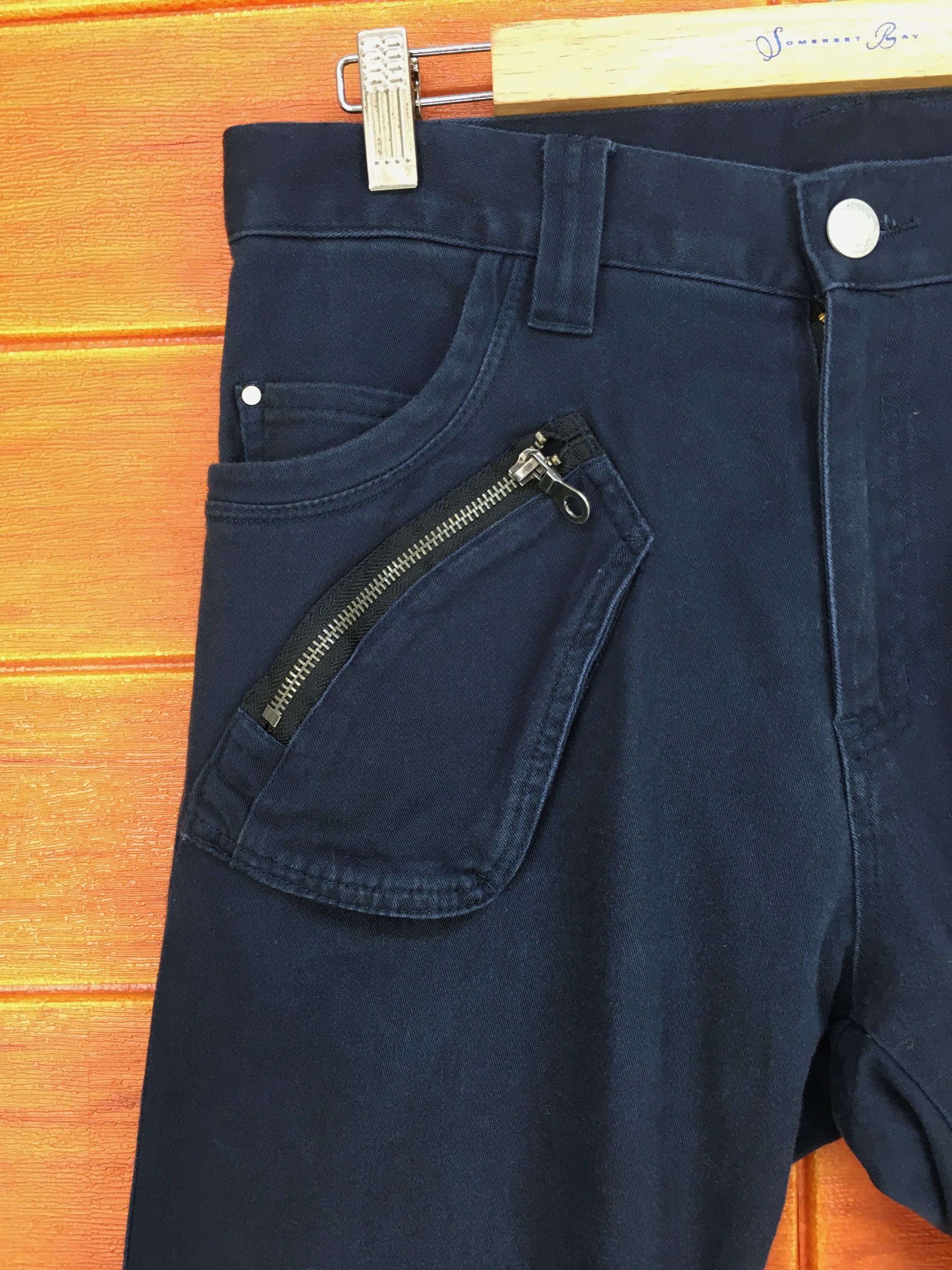 PPFM Japanese Brand PPFM Union Made Curved Denim Pants Size US 32 / EU 48 - 3 Thumbnail