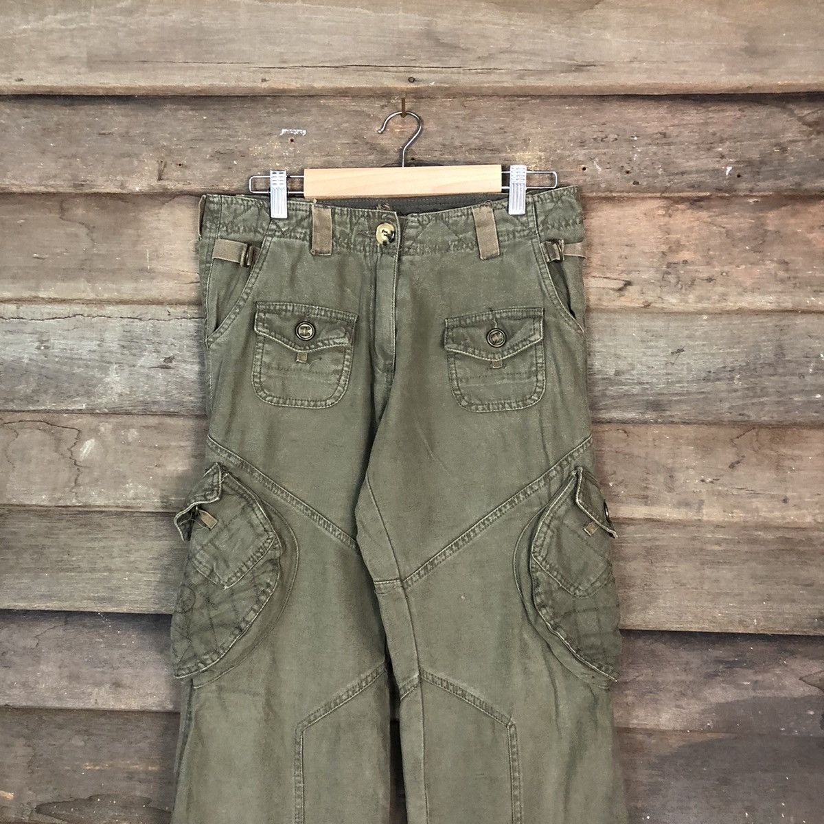 Japanese Brand RUDOLPH VELENTINO CARGO PANTS MULTIPOCKET TACTICAL #873 Size US 28 / EU 44 - 2 Thumbnail