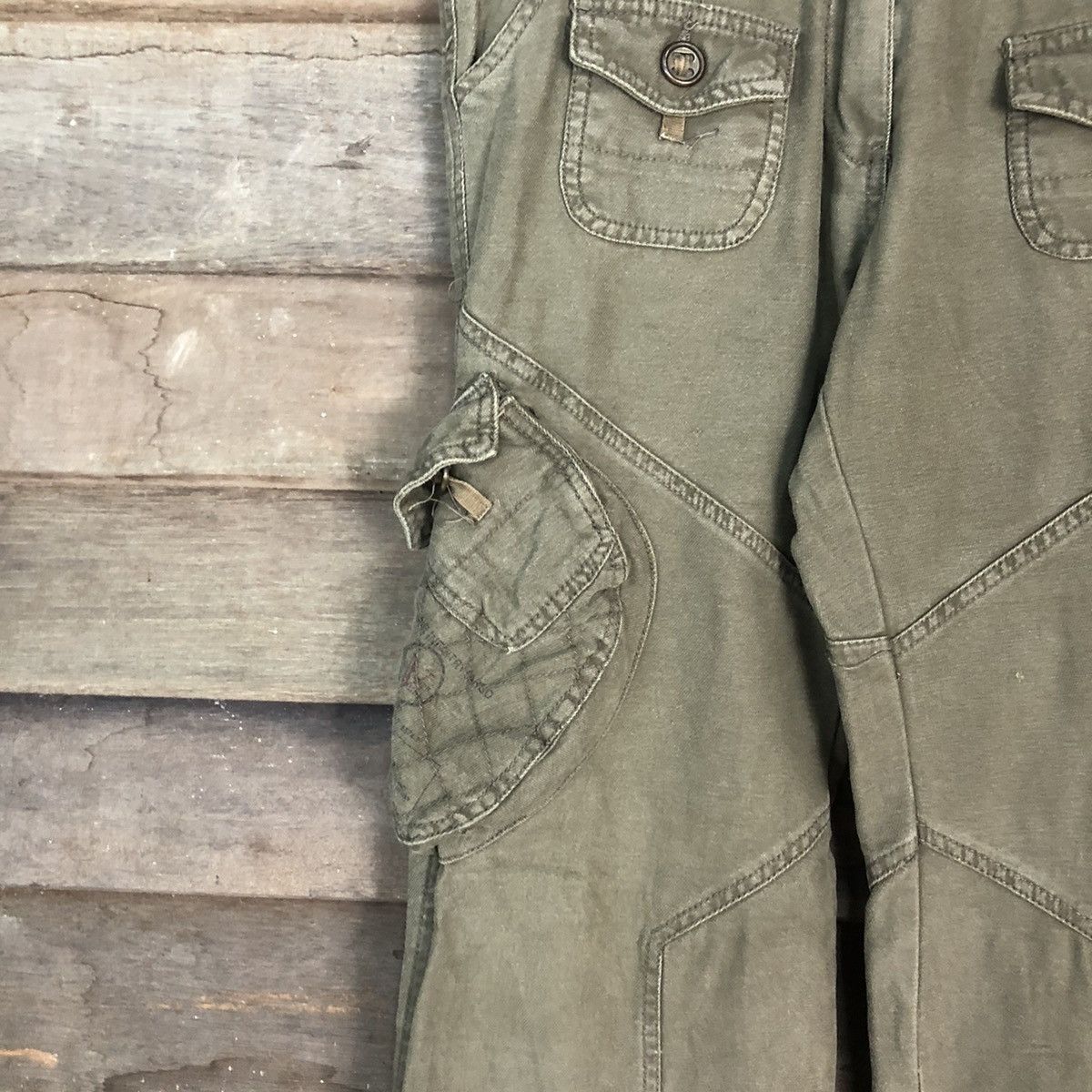 Japanese Brand RUDOLPH VELENTINO CARGO PANTS MULTIPOCKET TACTICAL #873 Size US 28 / EU 44 - 4 Thumbnail