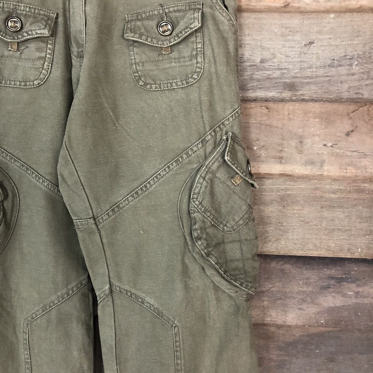 Japanese Brand RUDOLPH VELENTINO CARGO PANTS MULTIPOCKET TACTICAL #873 Size US 28 / EU 44 - 5 Thumbnail