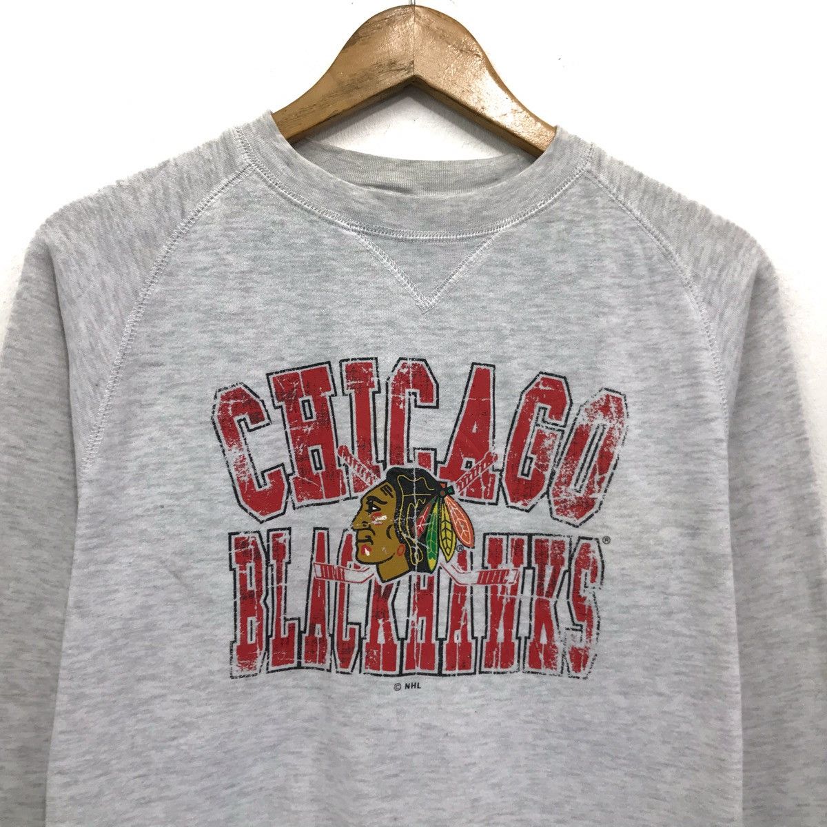 NHL × Vintage Vtg Chicago Blackhawks Sweatshirt Professional Ice Hockey Size US S / EU 44-46 / 1 - 2 Thumbnail