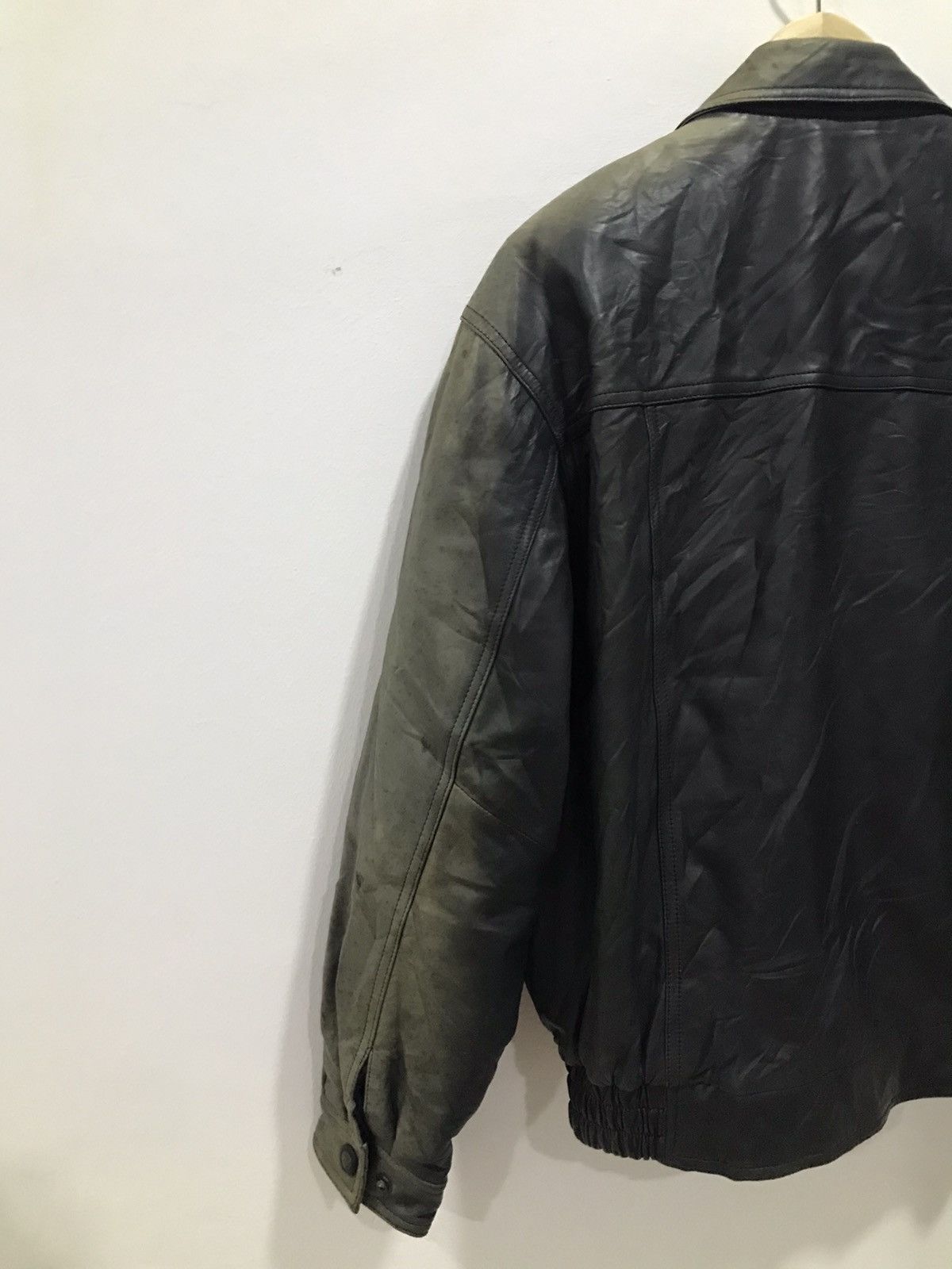 Indian Motorcycle Vintage sun faded Leather biker Jacket Indian Size US L / EU 52-54 / 3 - 11 Thumbnail
