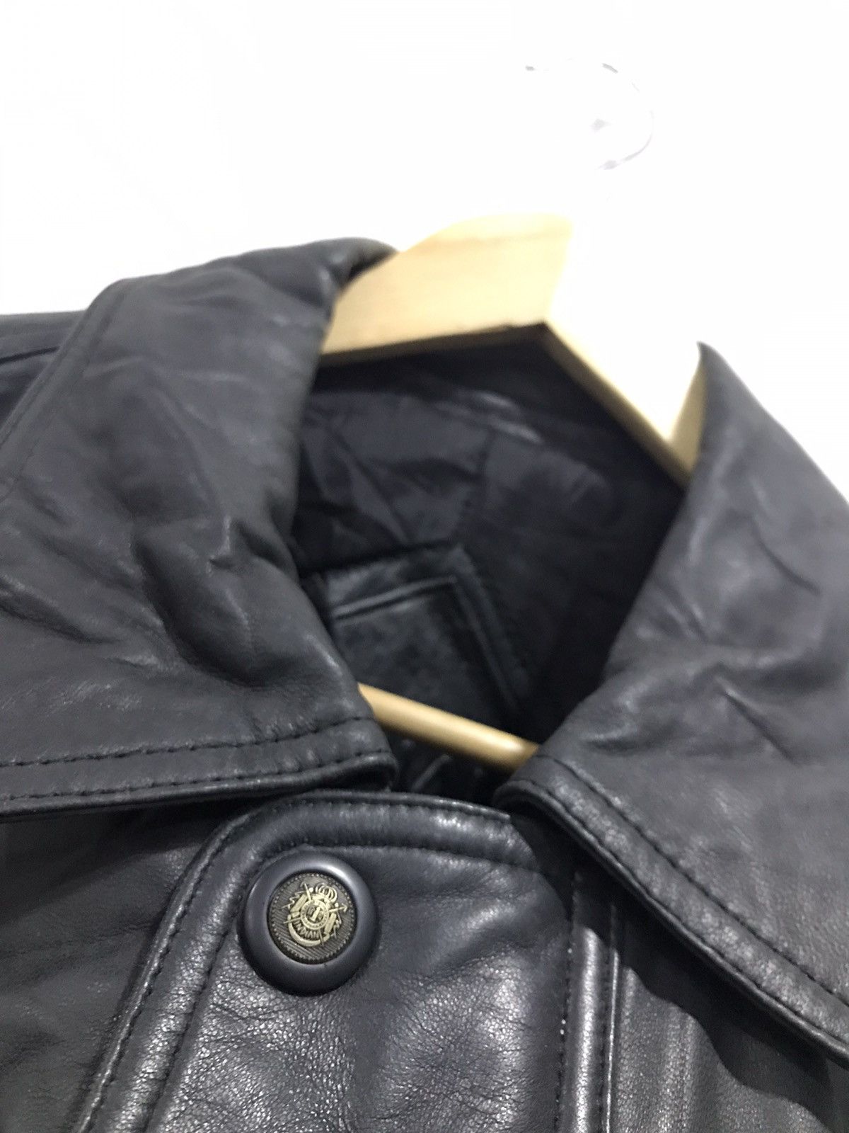 Indian Motorcycle Vintage sun faded Leather biker Jacket Indian Size US L / EU 52-54 / 3 - 8 Thumbnail