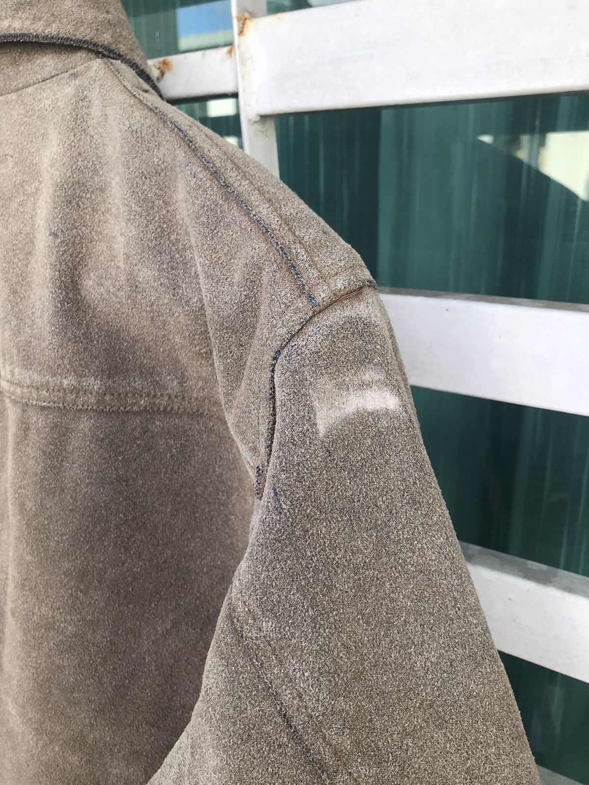 Japanese Brand RARE🔥Takeo Kikuchi Suede Leather Jacket Size US M / EU 48-50 / 2 - 21 Thumbnail