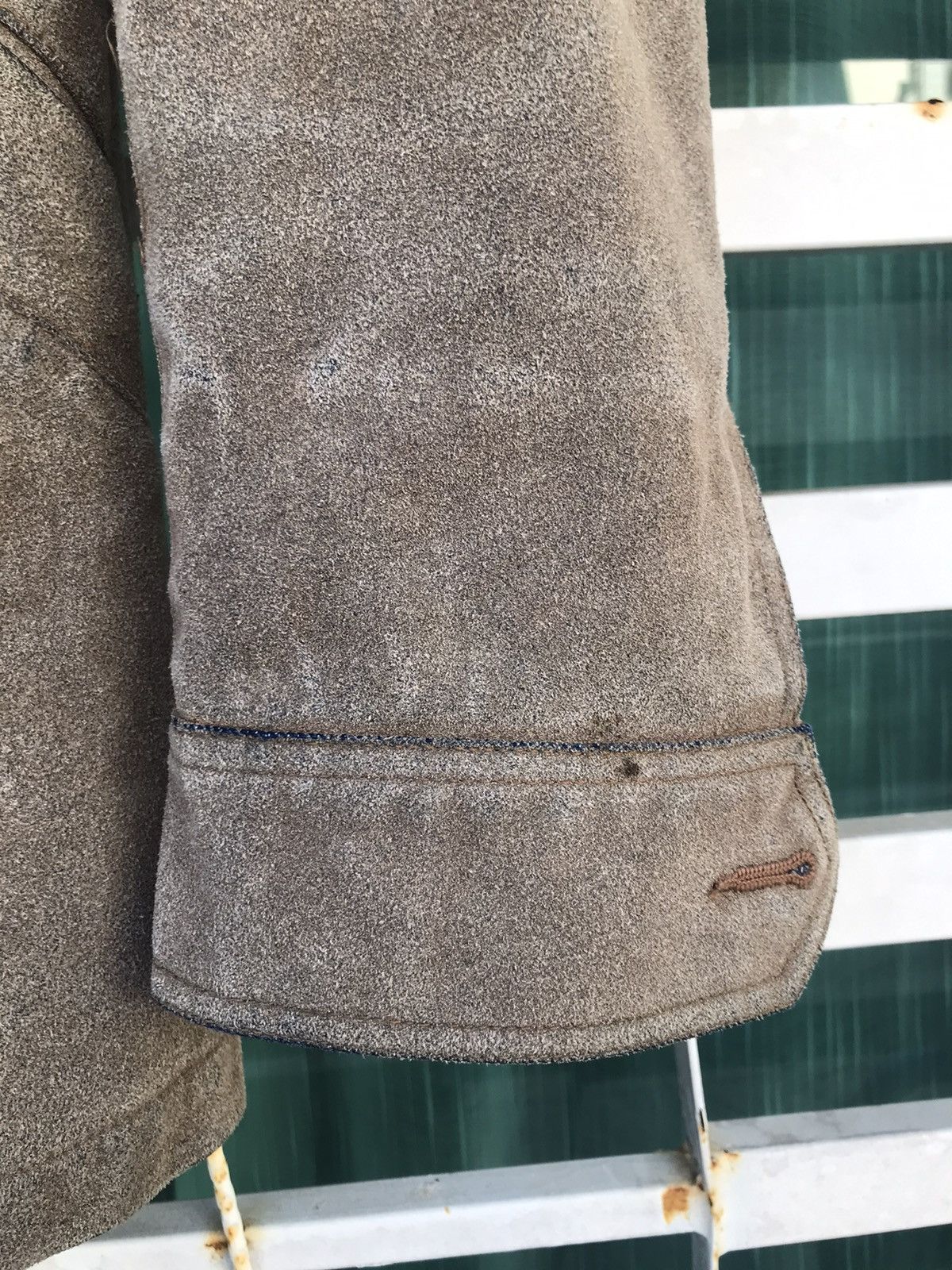 Japanese Brand RARE🔥Takeo Kikuchi Suede Leather Jacket Size US M / EU 48-50 / 2 - 15 Thumbnail