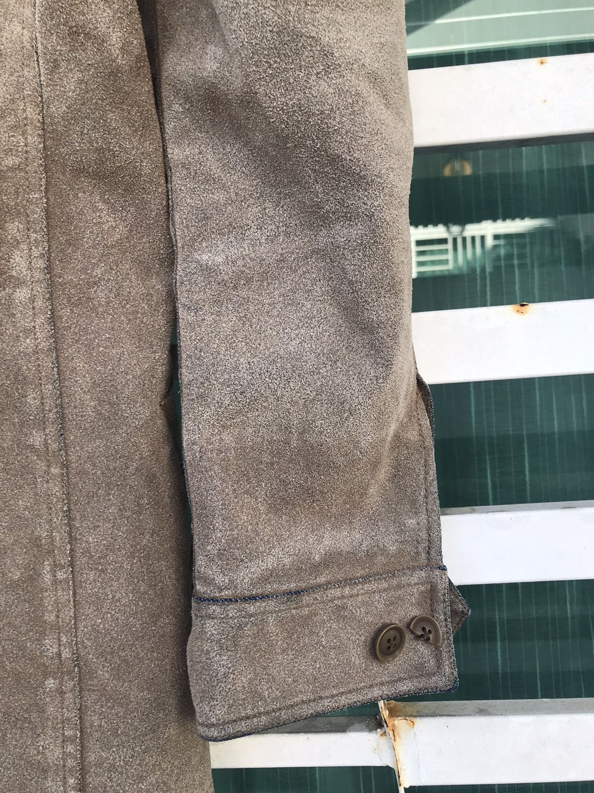 Japanese Brand RARE🔥Takeo Kikuchi Suede Leather Jacket Size US M / EU 48-50 / 2 - 18 Thumbnail