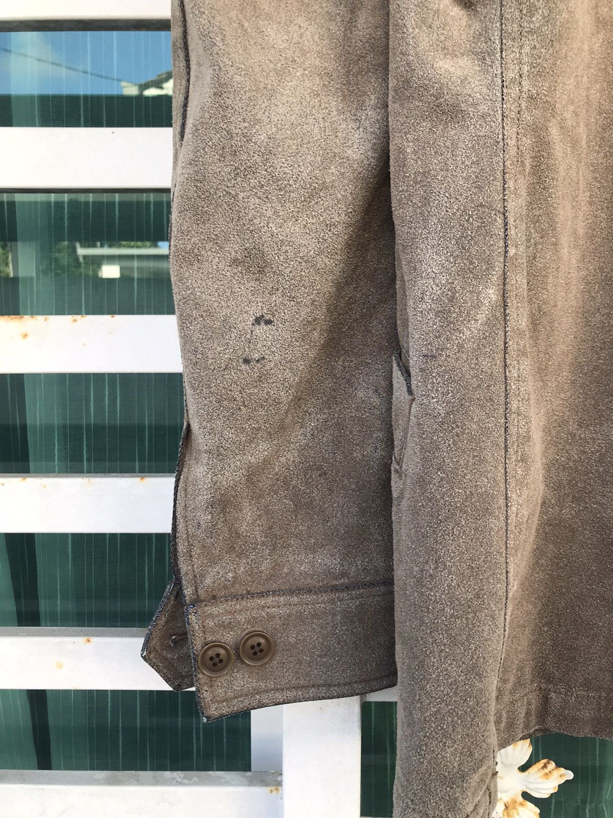 Japanese Brand RARE🔥Takeo Kikuchi Suede Leather Jacket Size US M / EU 48-50 / 2 - 17 Thumbnail