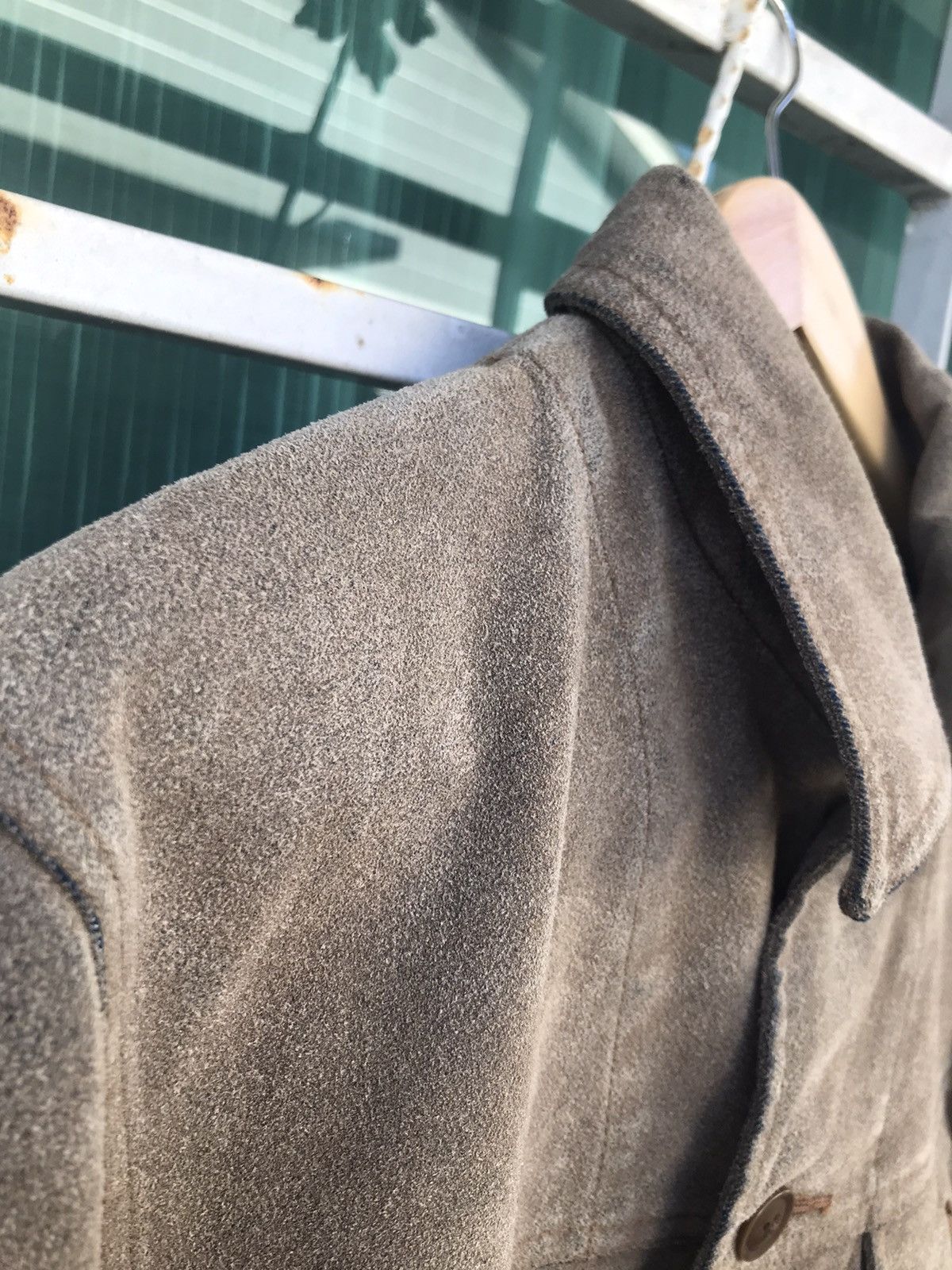 Japanese Brand RARE🔥Takeo Kikuchi Suede Leather Jacket Size US M / EU 48-50 / 2 - 10 Thumbnail
