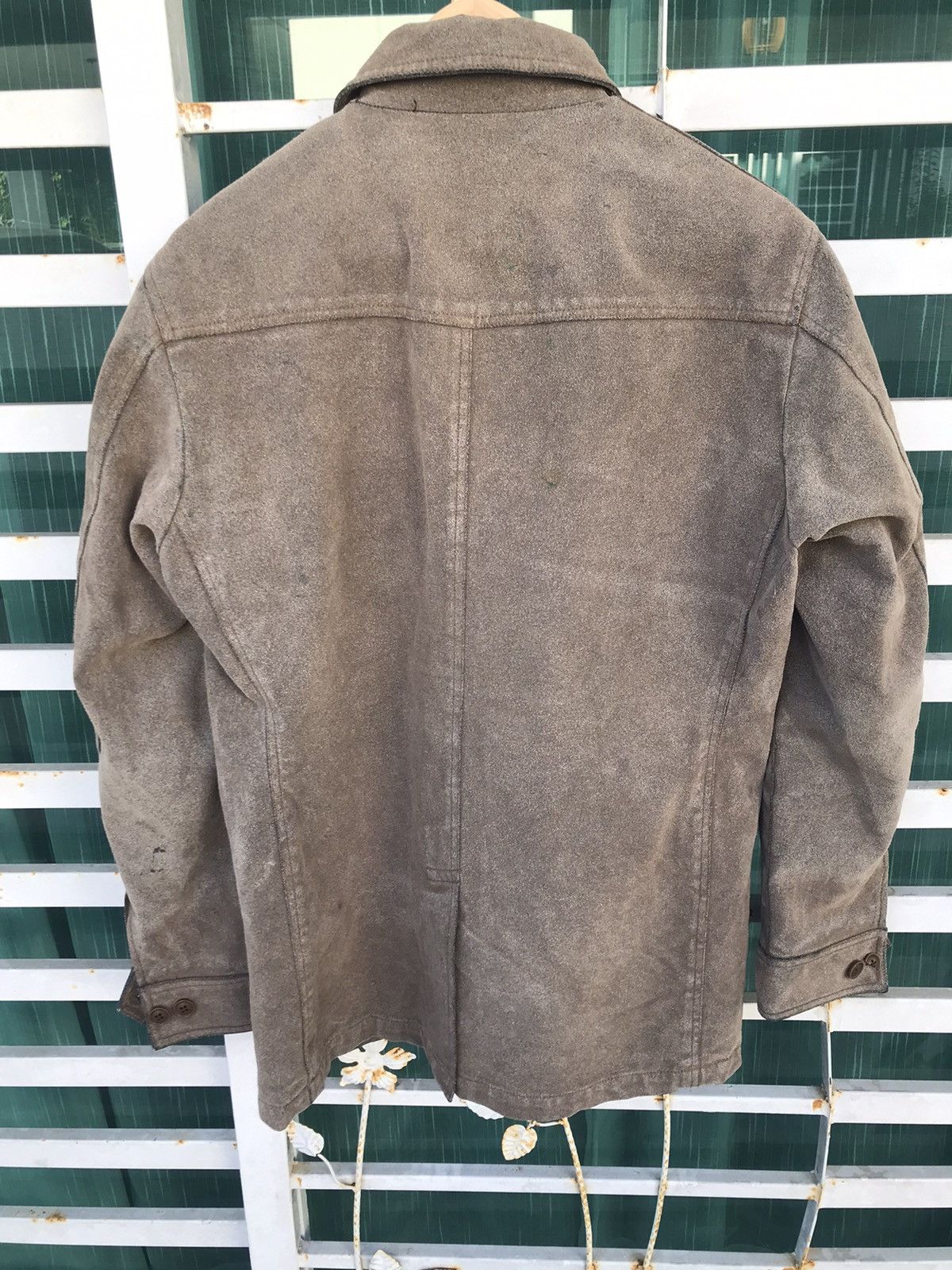 Japanese Brand RARE🔥Takeo Kikuchi Suede Leather Jacket Size US M / EU 48-50 / 2 - 16 Thumbnail