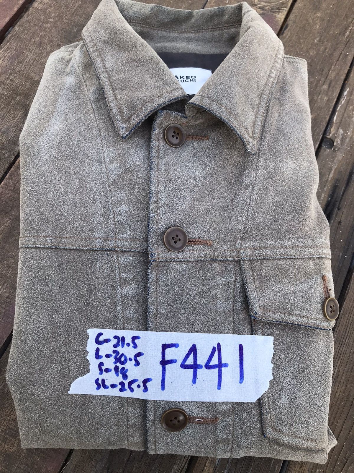 Japanese Brand RARE🔥Takeo Kikuchi Suede Leather Jacket Size US M / EU 48-50 / 2 - 25 Thumbnail