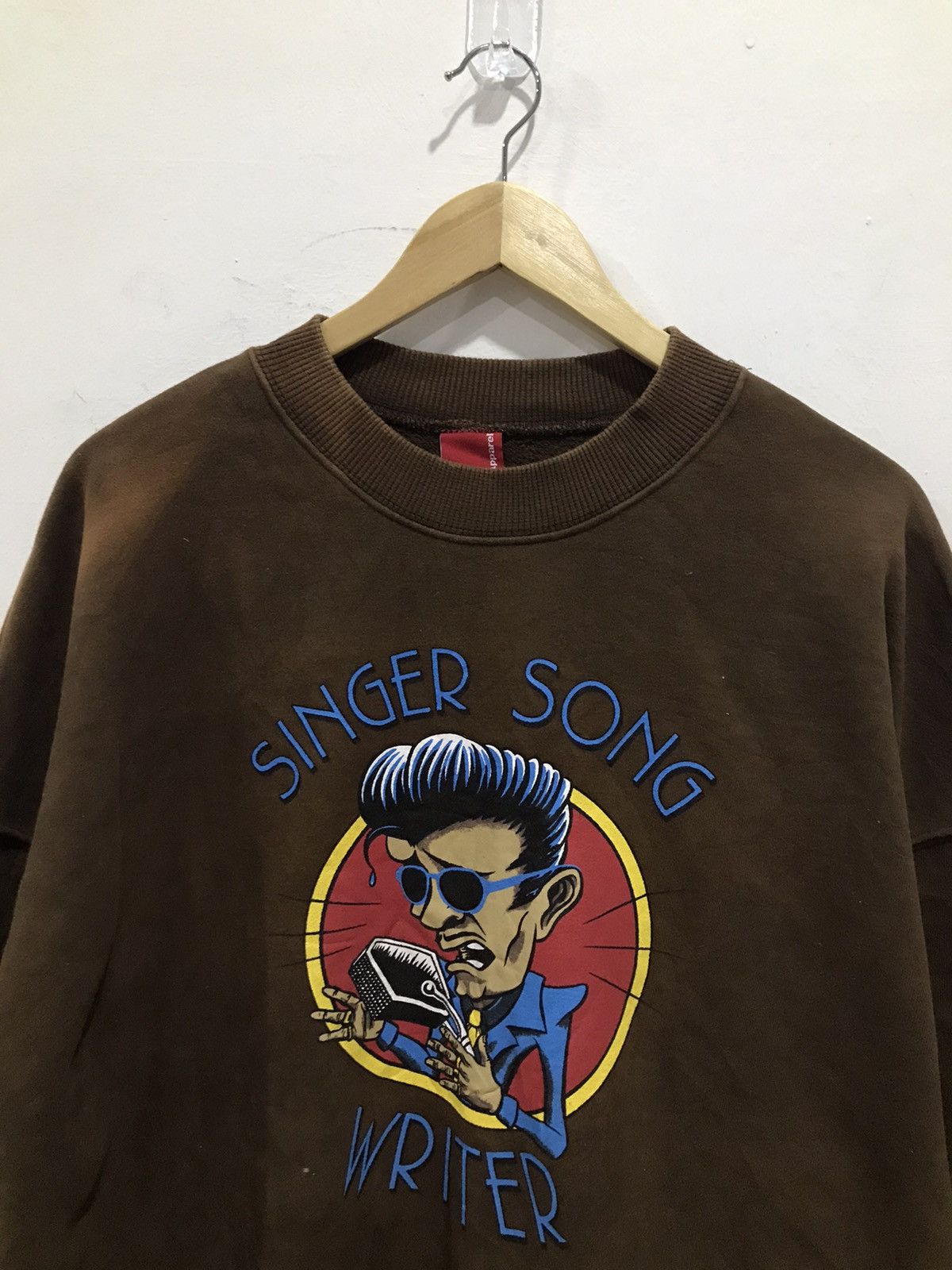 Band Tees Singer Song writer baggysweatshirt Elvis inspired Size US L / EU 52-54 / 3 - 3 Thumbnail