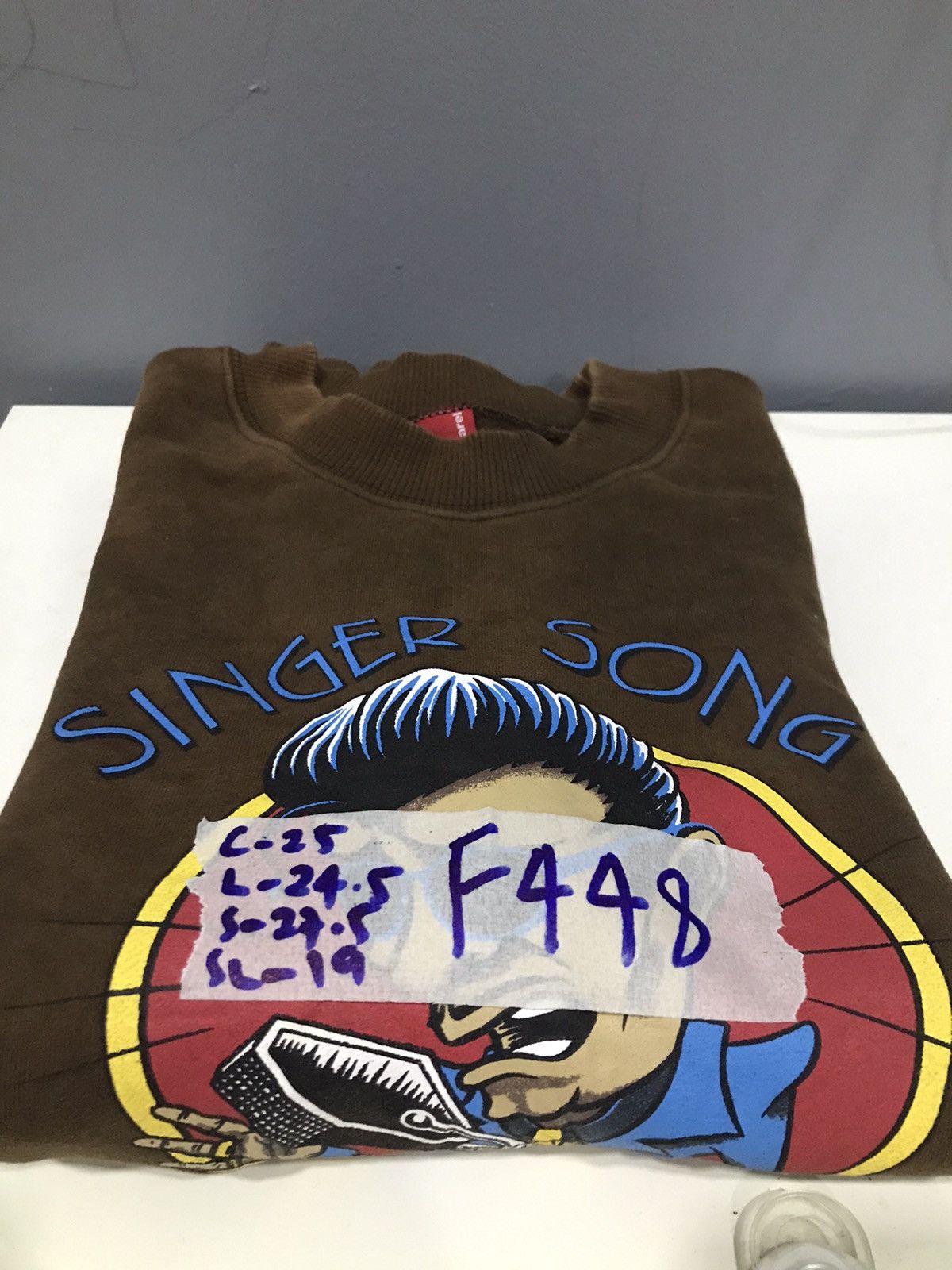 Band Tees Singer Song writer baggysweatshirt Elvis inspired Size US L / EU 52-54 / 3 - 17 Thumbnail