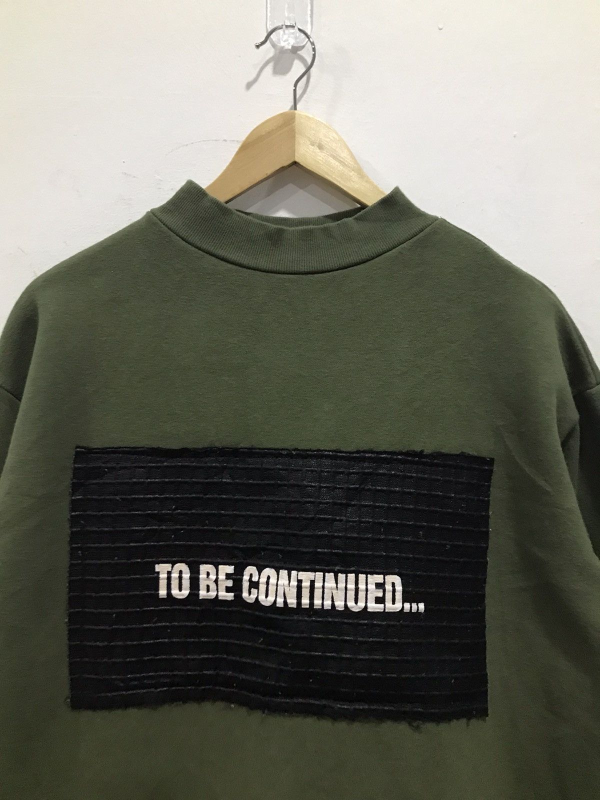 Japanese Brand Olive green baggy sweatshirt by Natural Size US XL / EU 56 / 4 - 3 Thumbnail