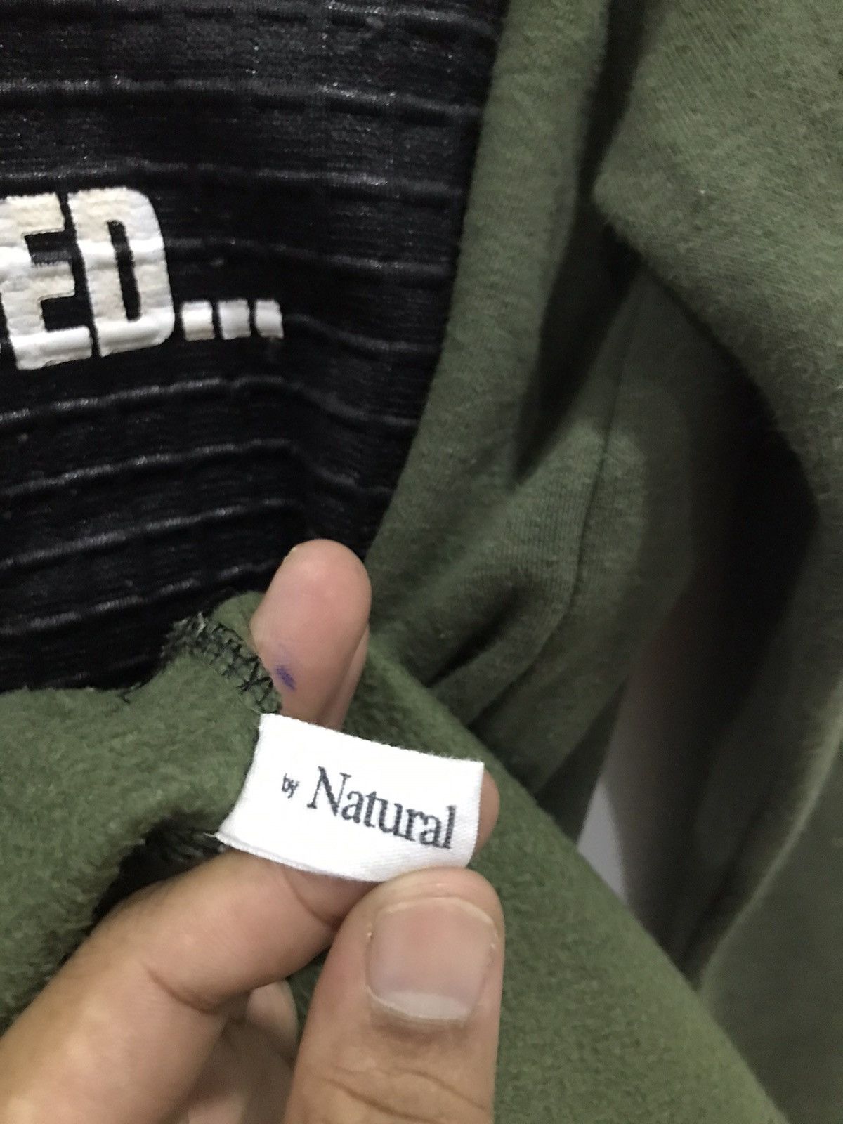 Japanese Brand Olive green baggy sweatshirt by Natural Size US XL / EU 56 / 4 - 13 Thumbnail