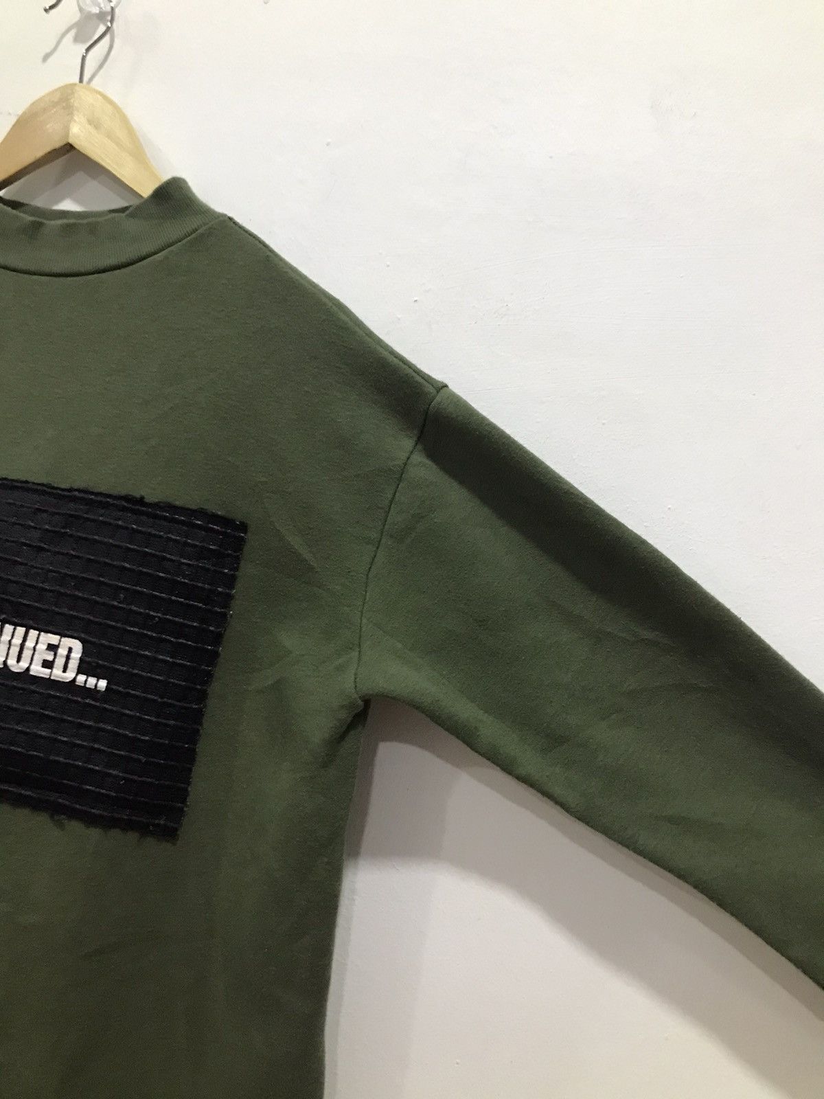 Japanese Brand Olive green baggy sweatshirt by Natural Size US XL / EU 56 / 4 - 10 Thumbnail