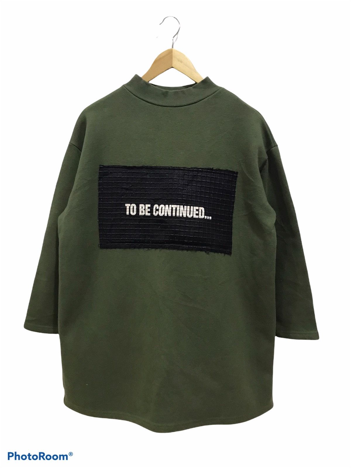 Japanese Brand Olive green baggy sweatshirt by Natural Size US XL / EU 56 / 4 - 1 Thumbnail