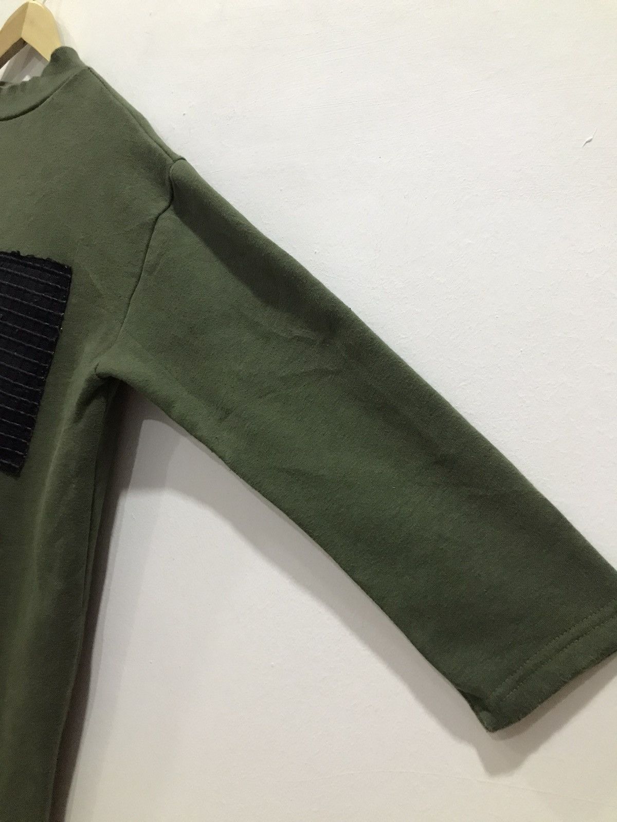 Japanese Brand Olive green baggy sweatshirt by Natural Size US XL / EU 56 / 4 - 8 Thumbnail