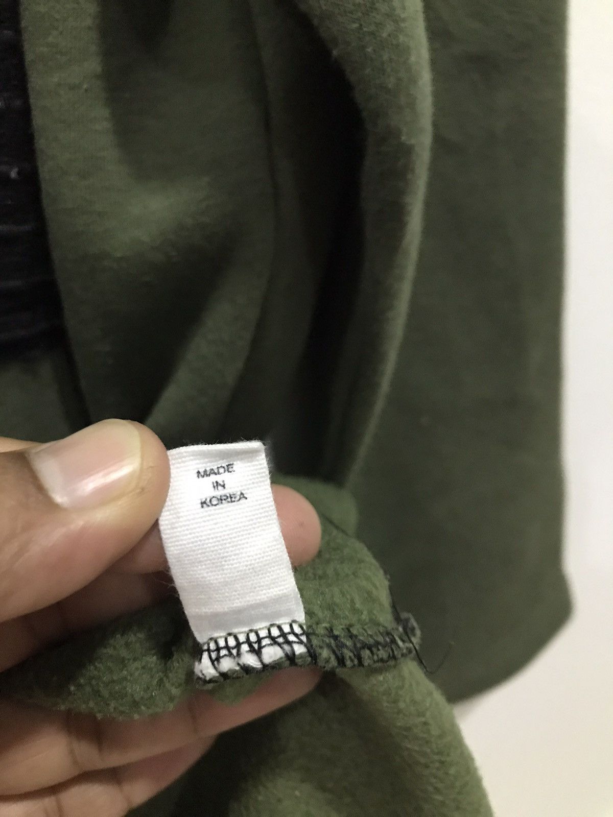 Japanese Brand Olive green baggy sweatshirt by Natural Size US XL / EU 56 / 4 - 14 Thumbnail