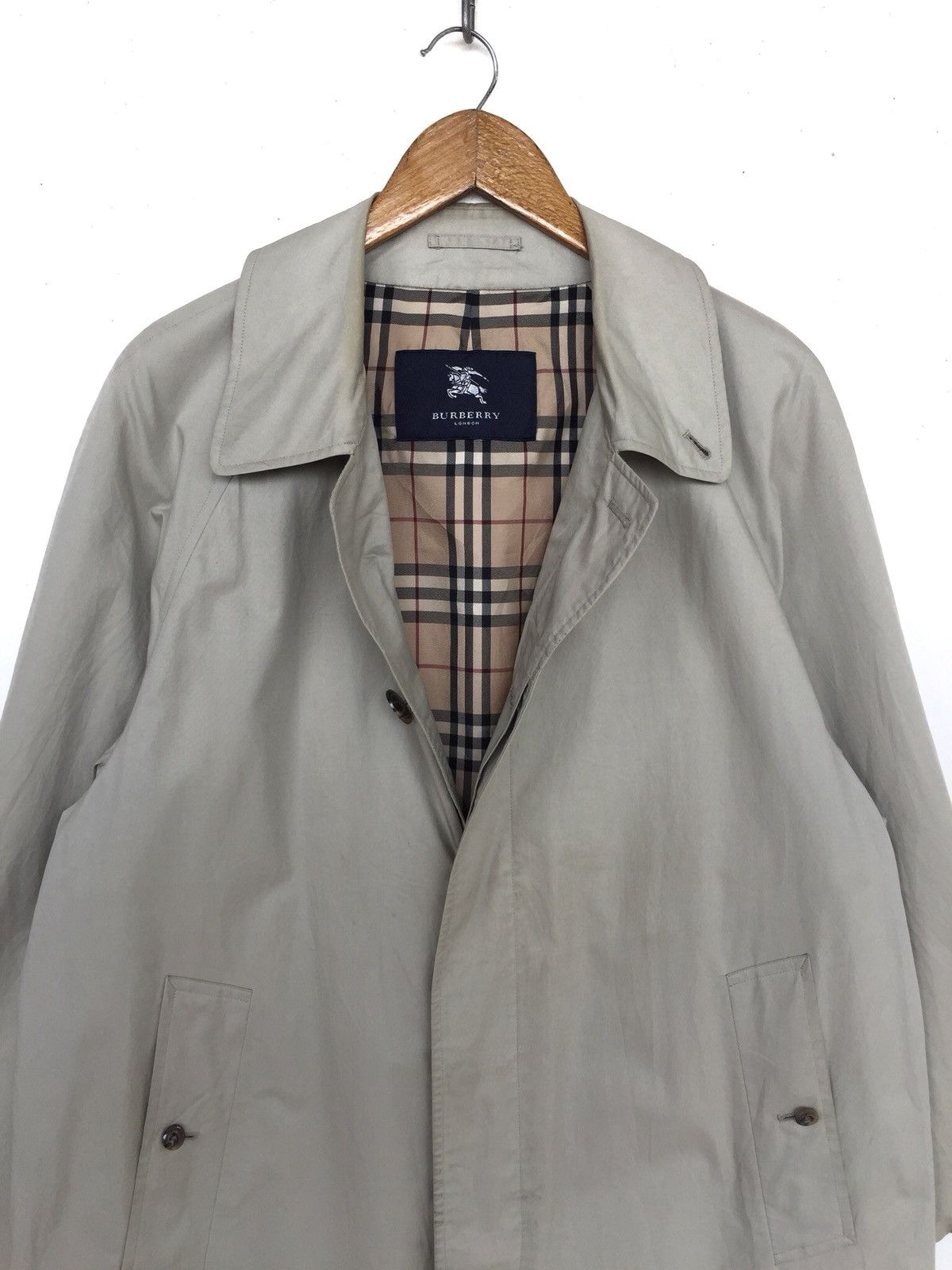 Burberry OG Burberry Nova Check Runway Oversize Trench Coat Size US L / EU 52-54 / 3 - 6 Thumbnail