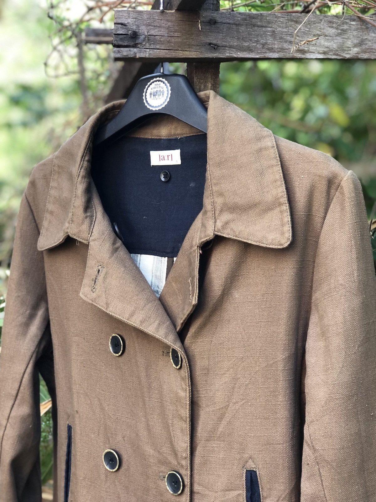 Japanese Brand Vintage 80's Peacoat Duck Canvas Jacket by |a:r| Size US S / EU 44-46 / 1 - 2 Thumbnail
