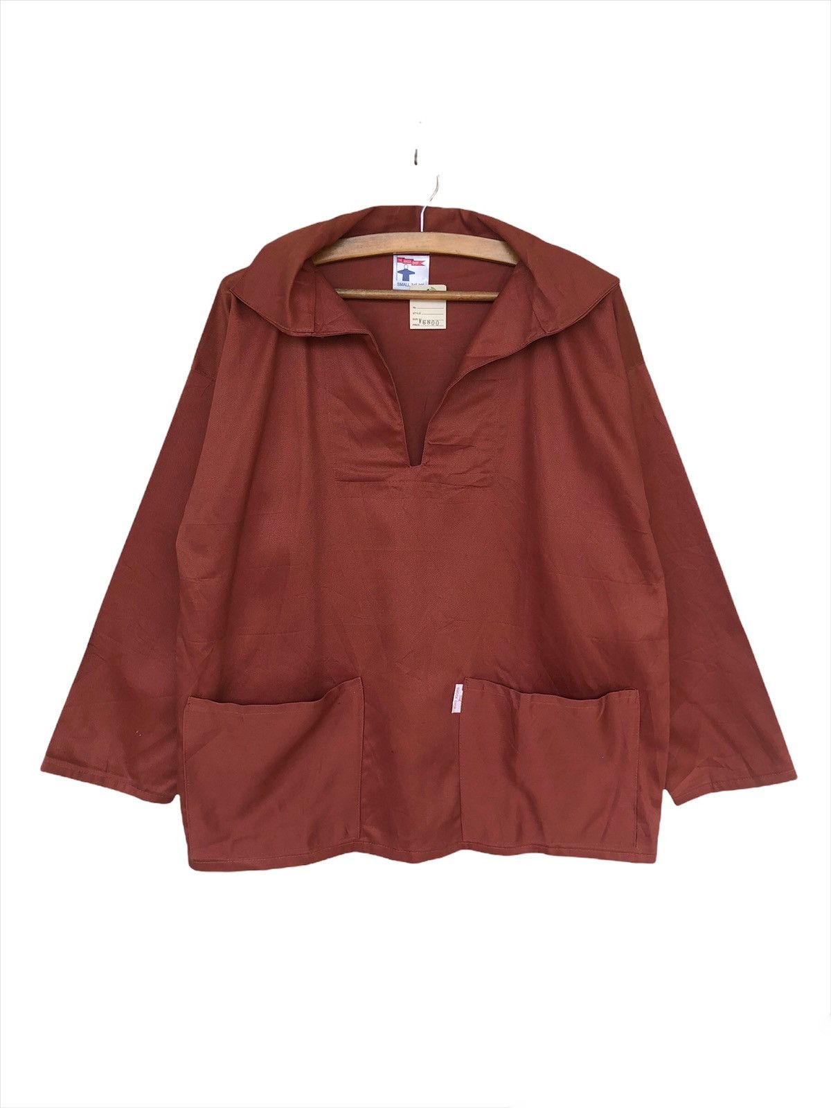 Garment Reproduction of Workers 90s The Smock Shop 🇬🇧 Made Britpop Pullover Shirt Size US M / EU 48-50 / 2 - 3 Thumbnail