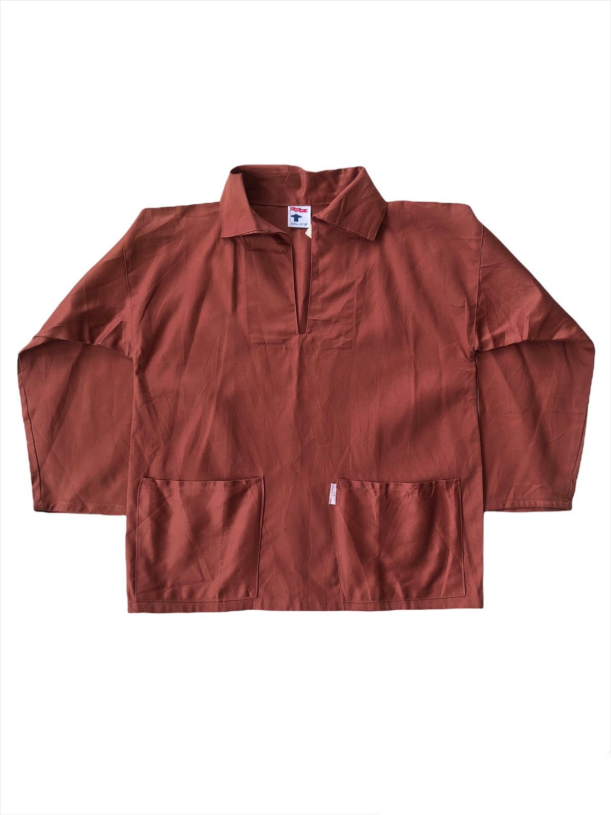 Garment Reproduction of Workers 90s The Smock Shop 🇬🇧 Made Britpop Pullover Shirt Size US M / EU 48-50 / 2 - 2 Thumbnail