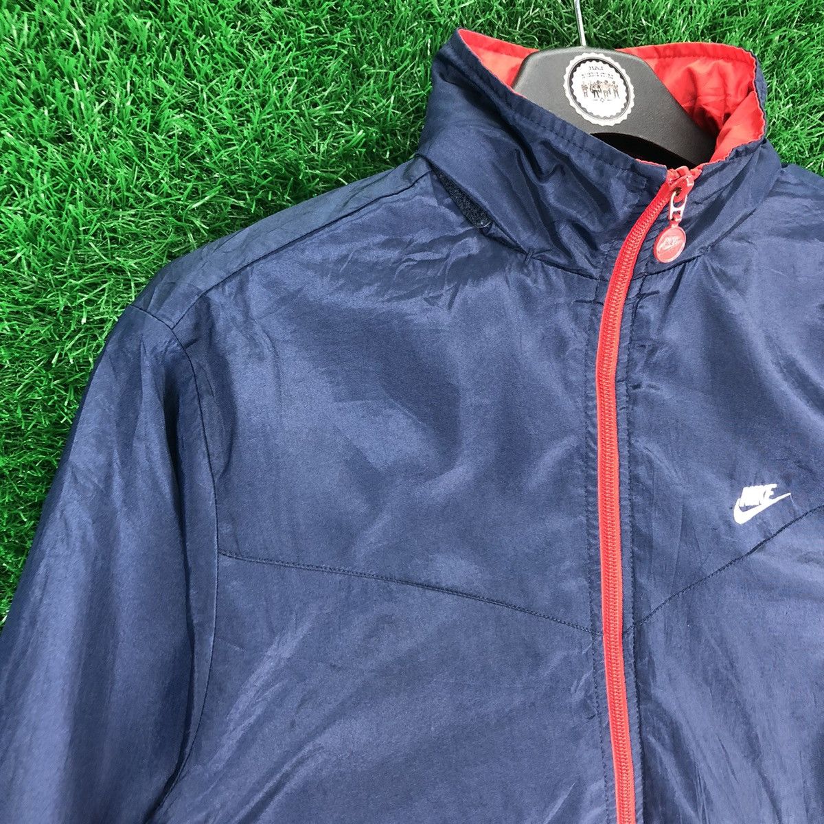 Nike Nike Big Swoosh Nylon Zipper Jacket Size US S / EU 44-46 / 1 - 5 Thumbnail
