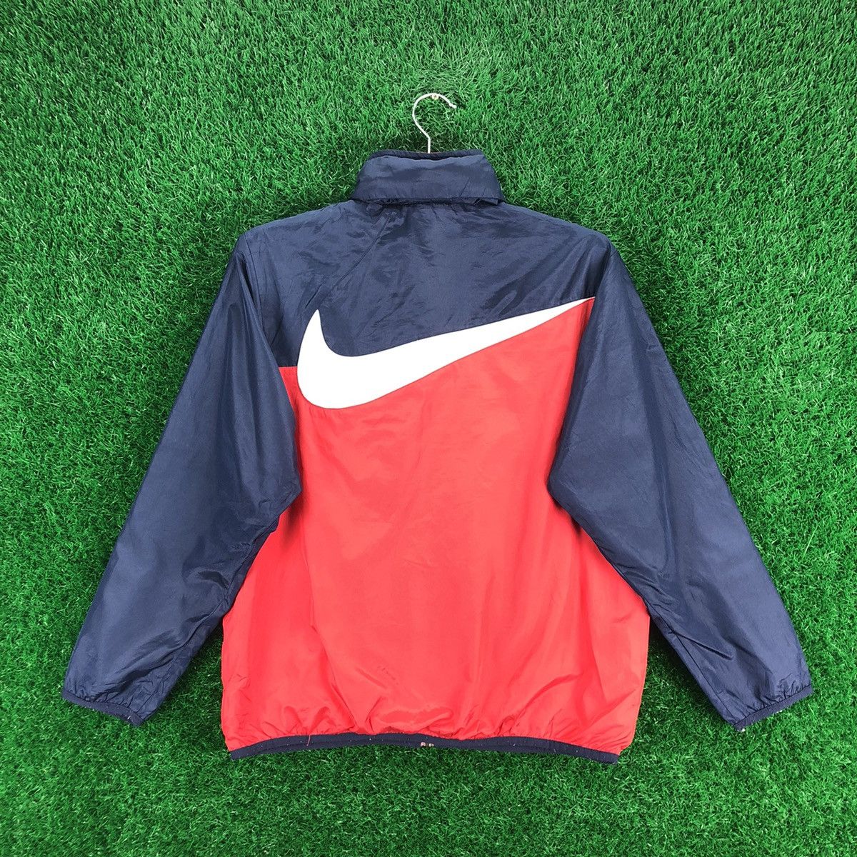 Nike Nike Big Swoosh Nylon Zipper Jacket Size US S / EU 44-46 / 1 - 1 Thumbnail