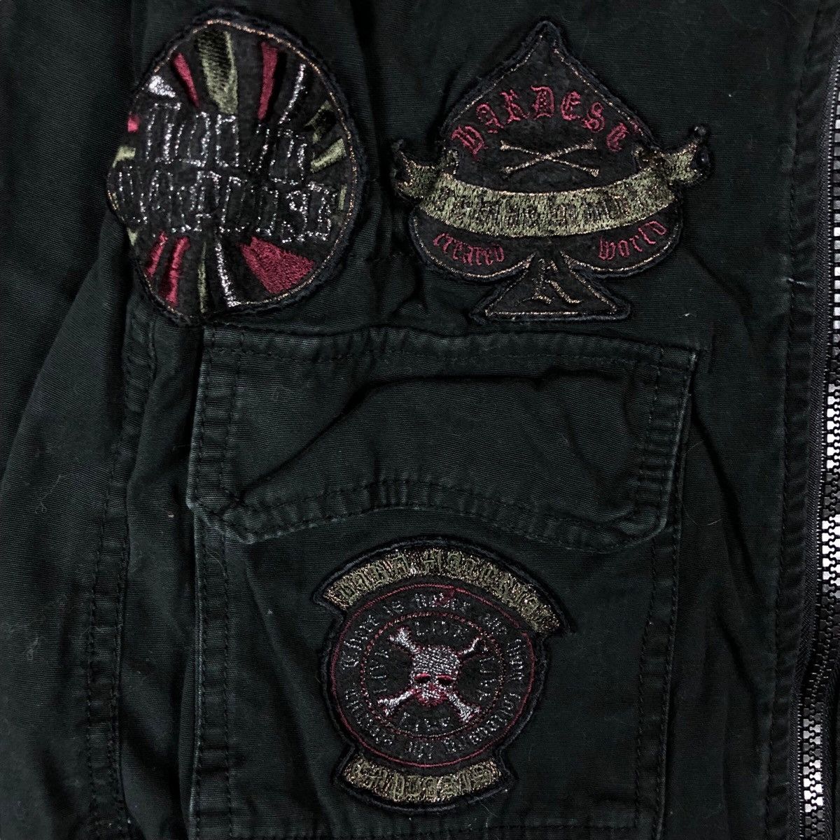 Japanese Brand Vence Patch Jacket Black Multipocket Size US M / EU 48-50 / 2 - 8 Thumbnail