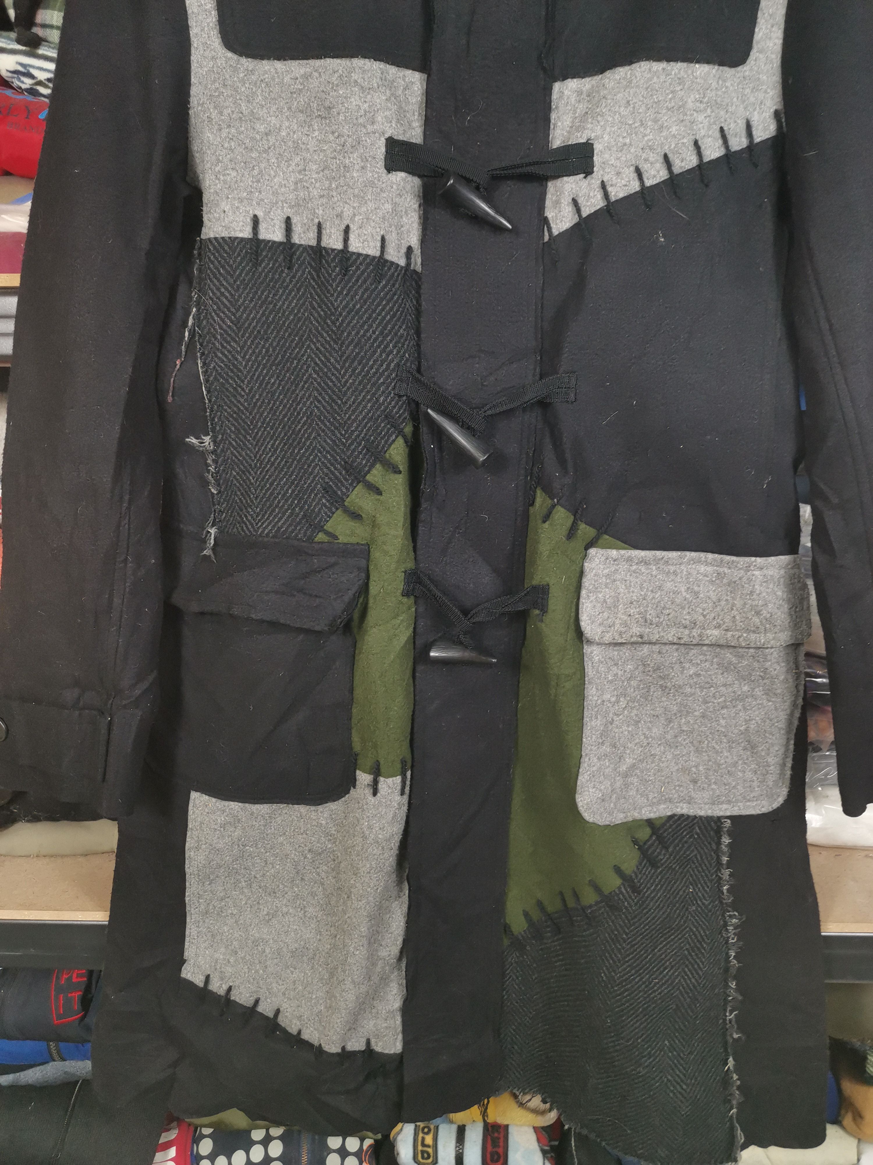 If Six Was Nine Vintage Japanese Brand Patchwork Long Jacket Size M / US 6-8 / IT 42-44 - 2 Thumbnail
