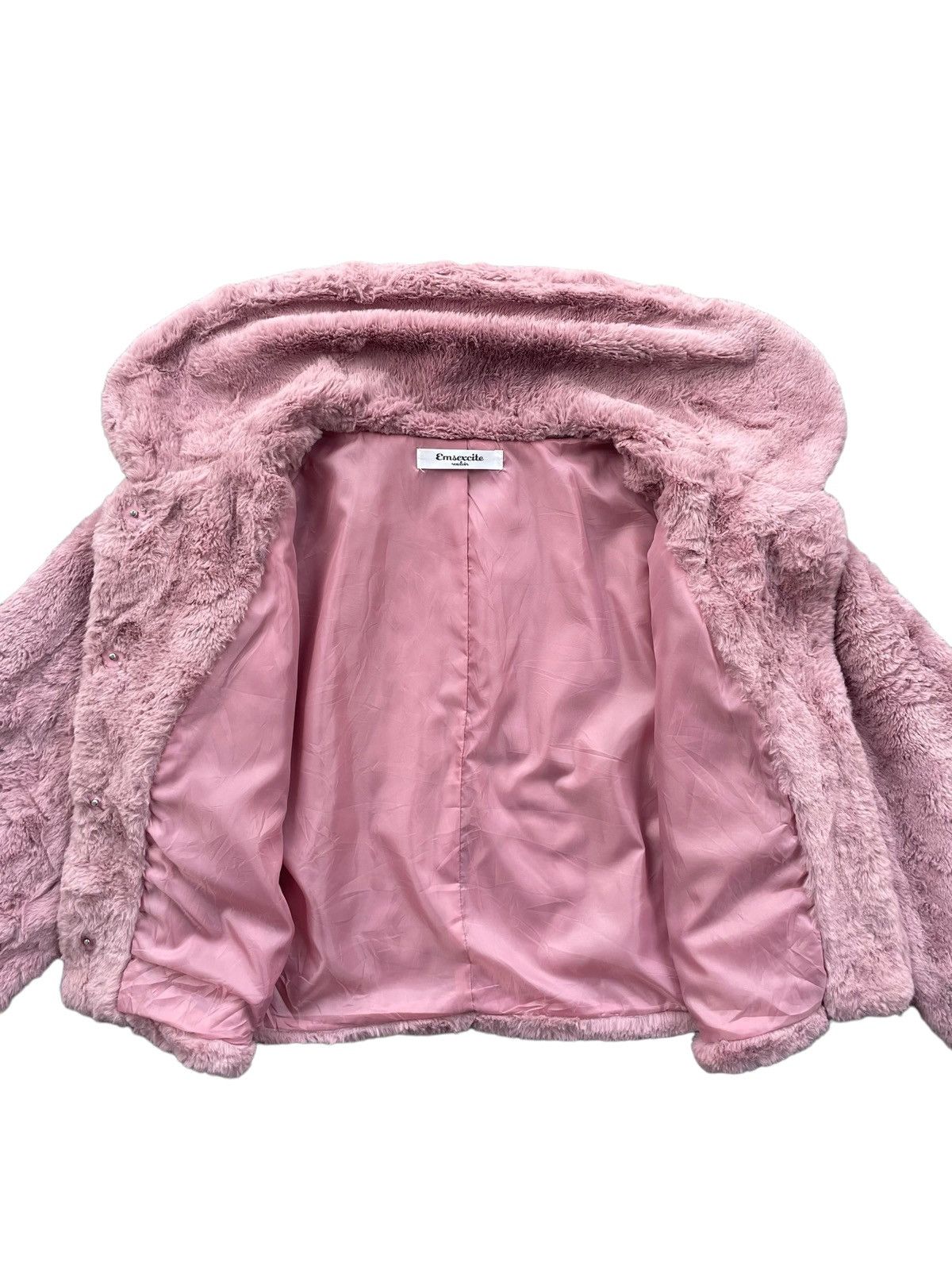 Beauty Beast Japanese Brand Faux Fur Cropped Jacket Fluffy Style Size M / US 6-8 / IT 42-44 - 4 Thumbnail