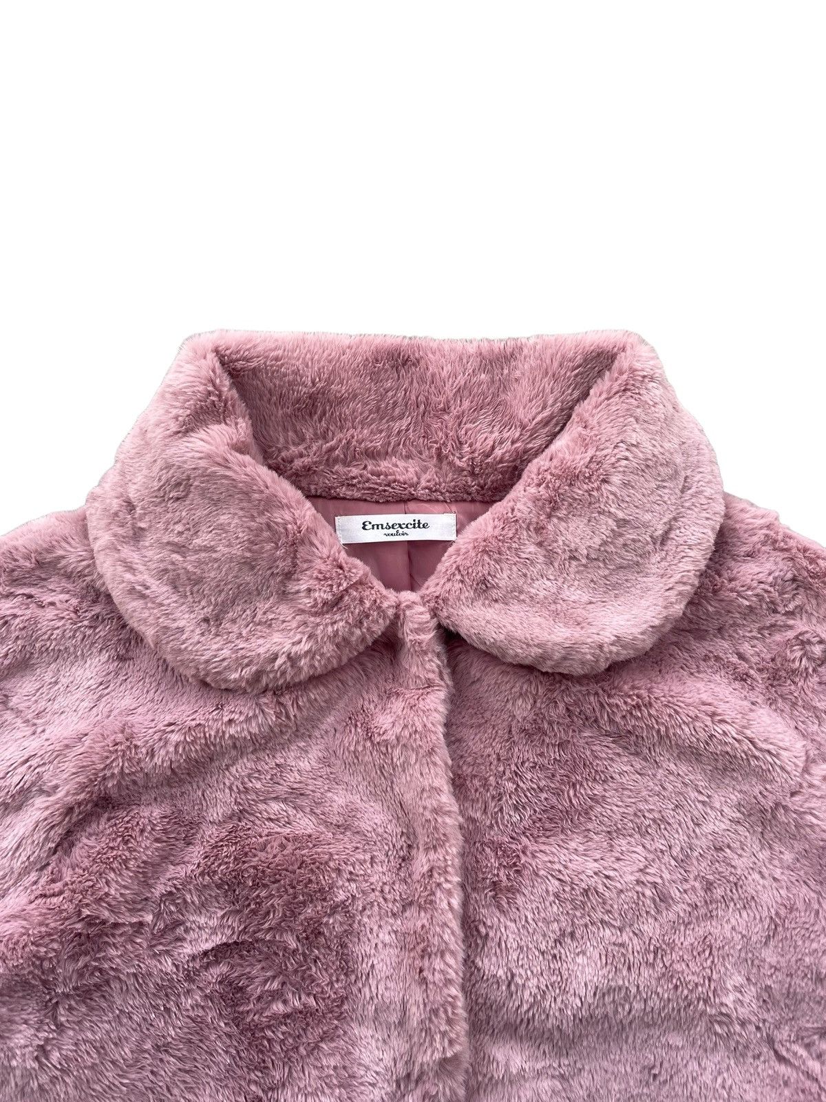 Beauty Beast Japanese Brand Faux Fur Cropped Jacket Fluffy Style Size M / US 6-8 / IT 42-44 - 2 Thumbnail