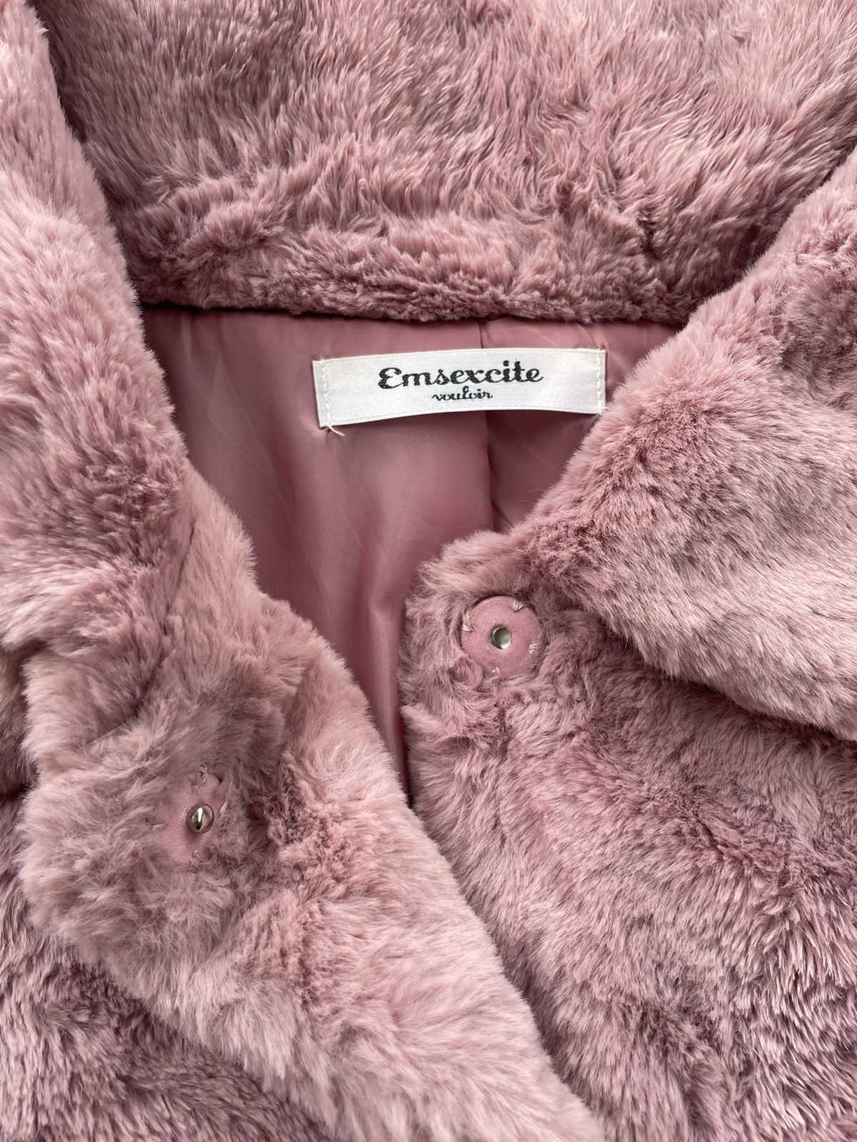 Beauty Beast Japanese Brand Faux Fur Cropped Jacket Fluffy Style Size M / US 6-8 / IT 42-44 - 10 Thumbnail