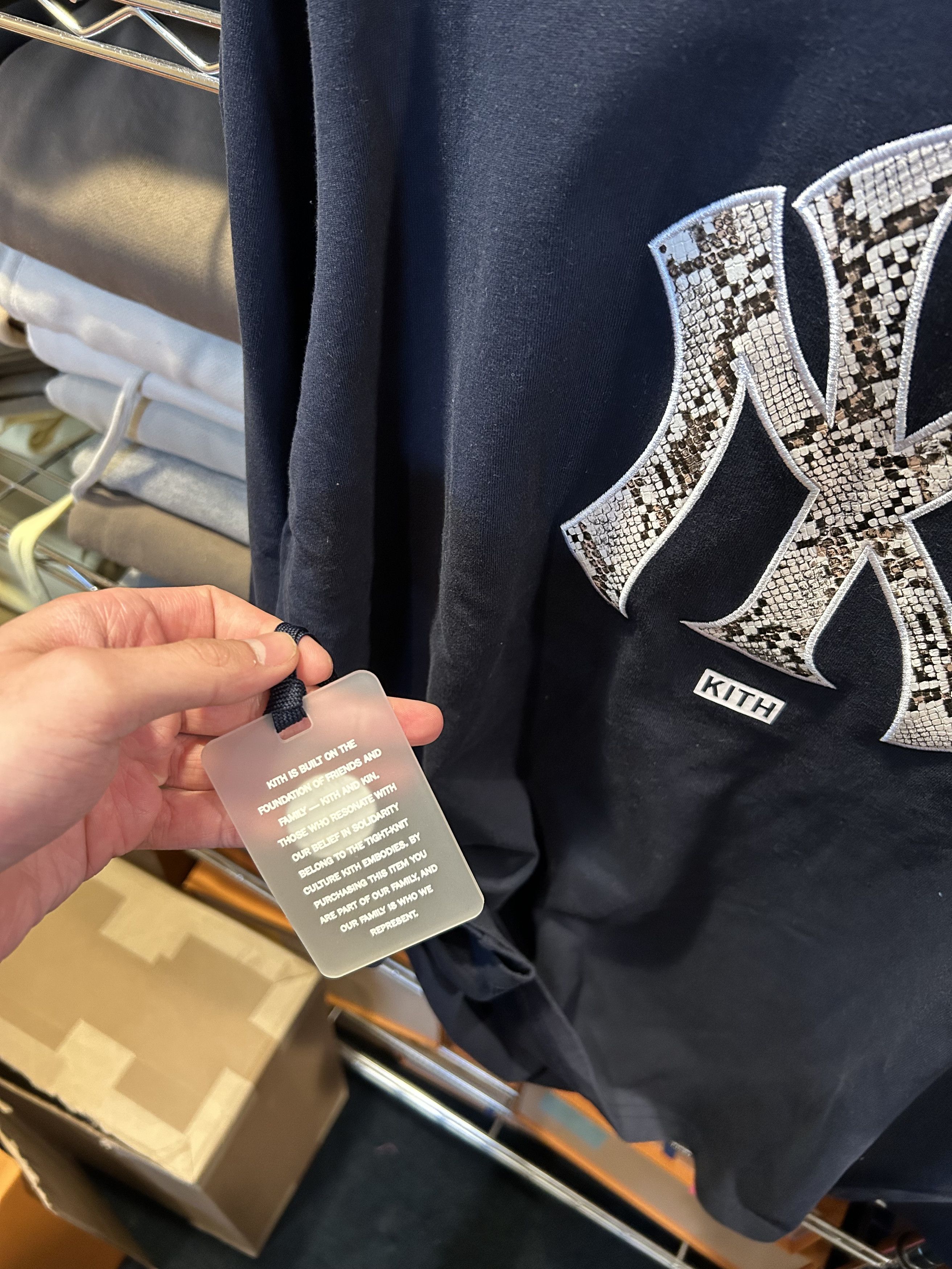 Kith × MLB × New York Yankees Kith snake skin yankee logo l