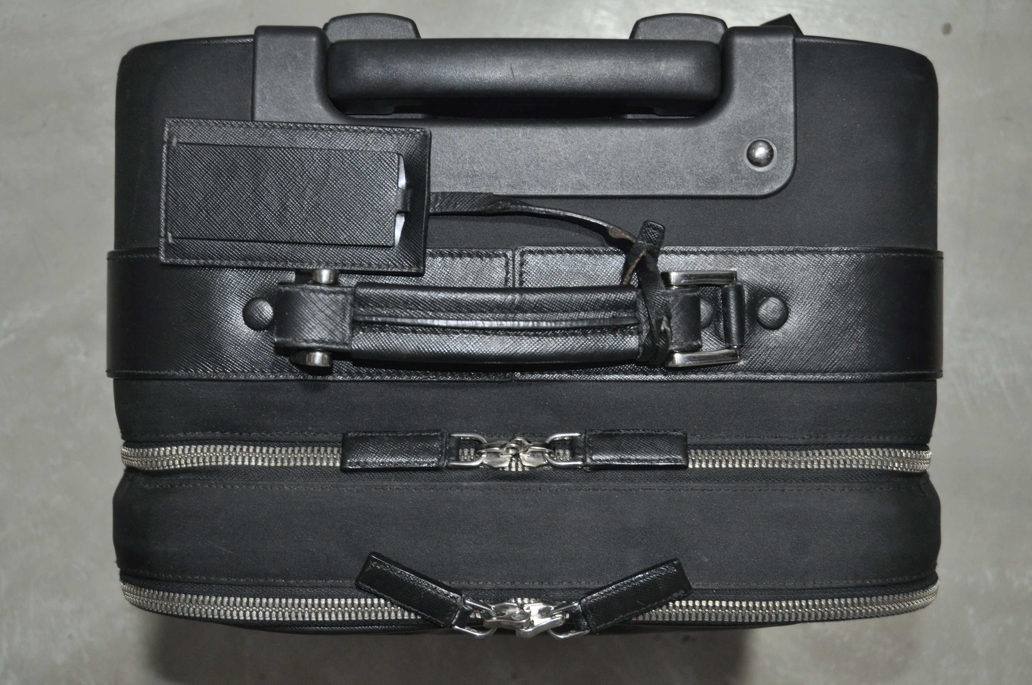 Prada Prada - S/S 10 - Saffiano-Trimmed Tessuto Trolley Size ONE SIZE - 7 Thumbnail