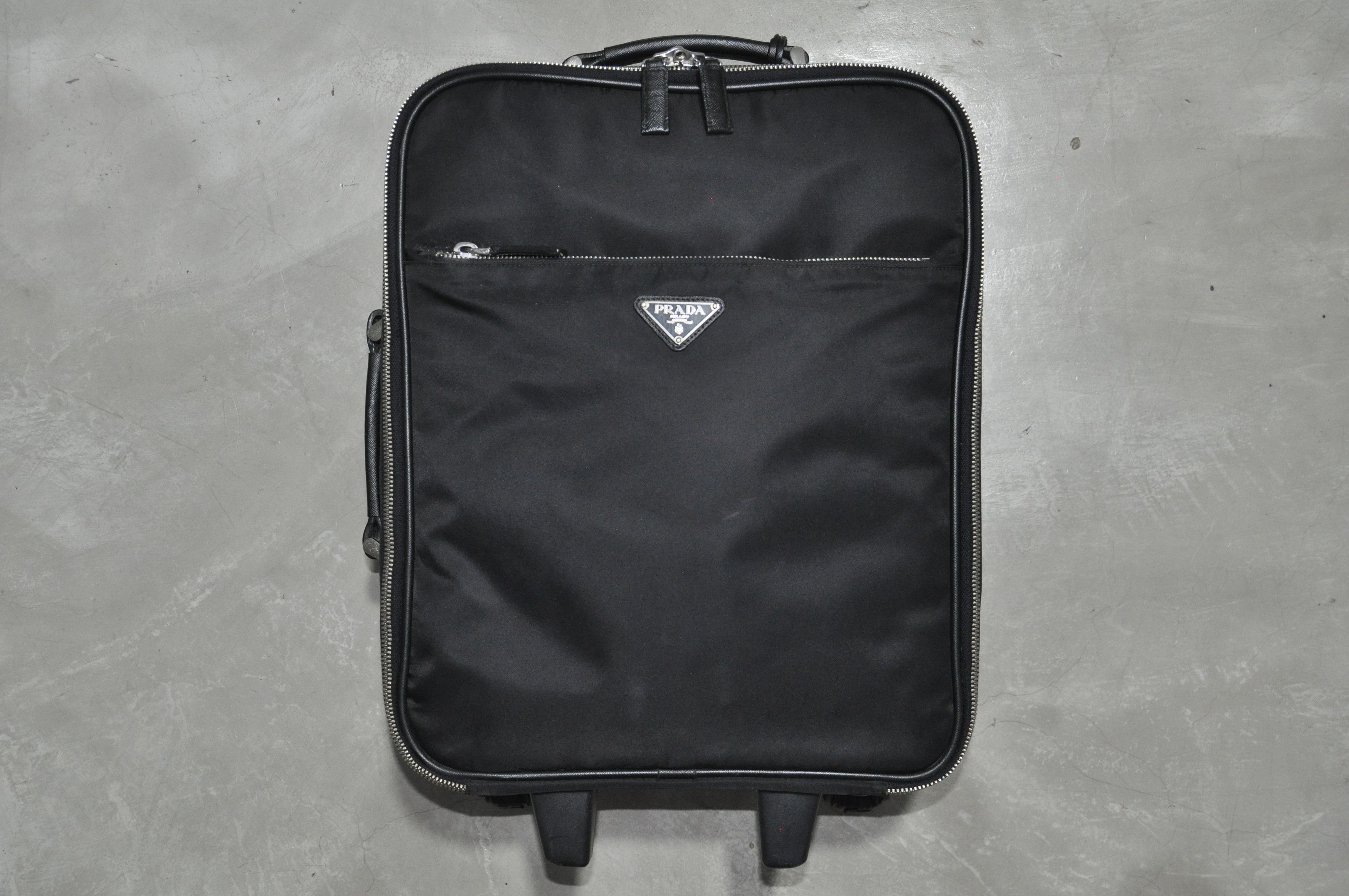 Prada Prada - S/S 10 - Saffiano-Trimmed Tessuto Trolley Size ONE SIZE - 1 Thumbnail