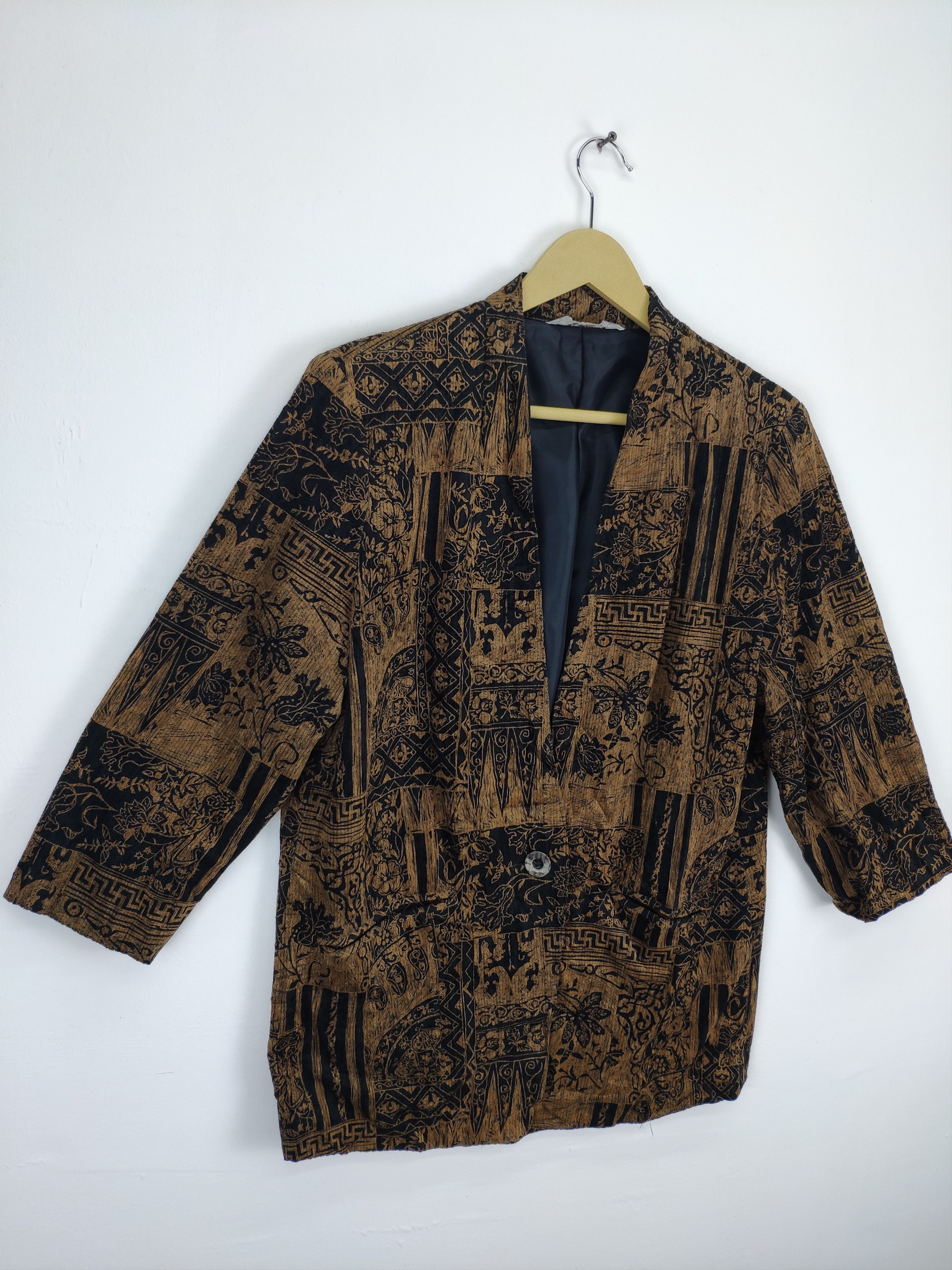 Japanese Brand × Vintage Vintage Blazer Fullprint Kapital Style Size M / US 6-8 / IT 42-44 - 3 Thumbnail