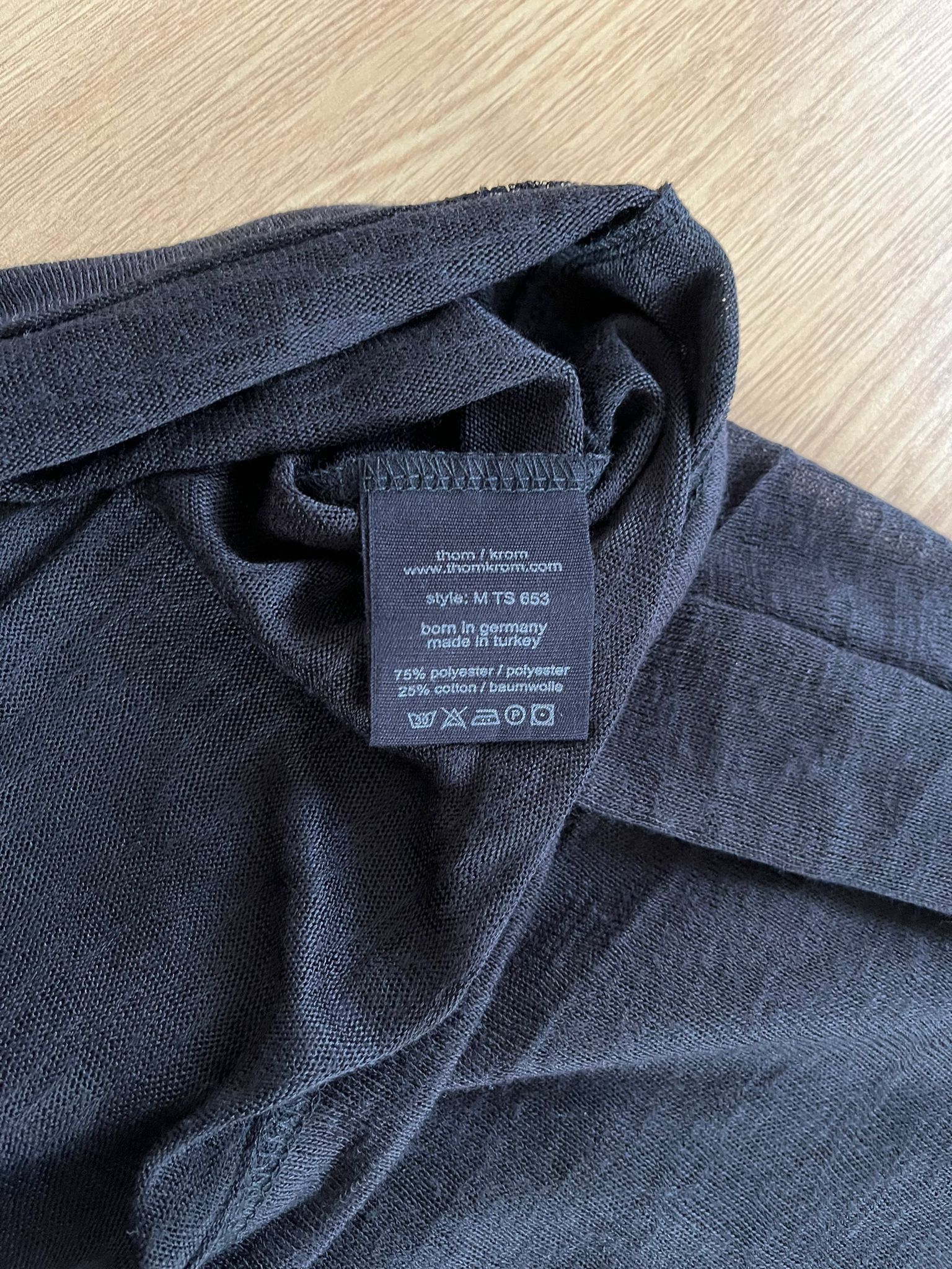 Thom Krom Thom Krom black Short Sleeve Size:XXL Size US XXL / EU 58 / 5 - 8 Thumbnail