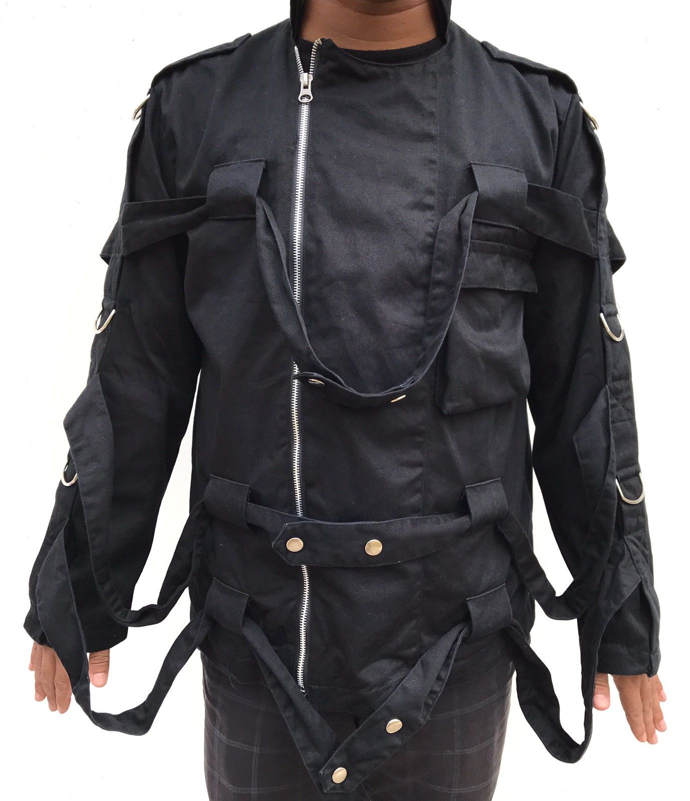 Japanese Brand Sexy Dynamite London Punk Bondage Tactical Parachute Jacket Size US S / EU 44-46 / 1 - 12 Thumbnail