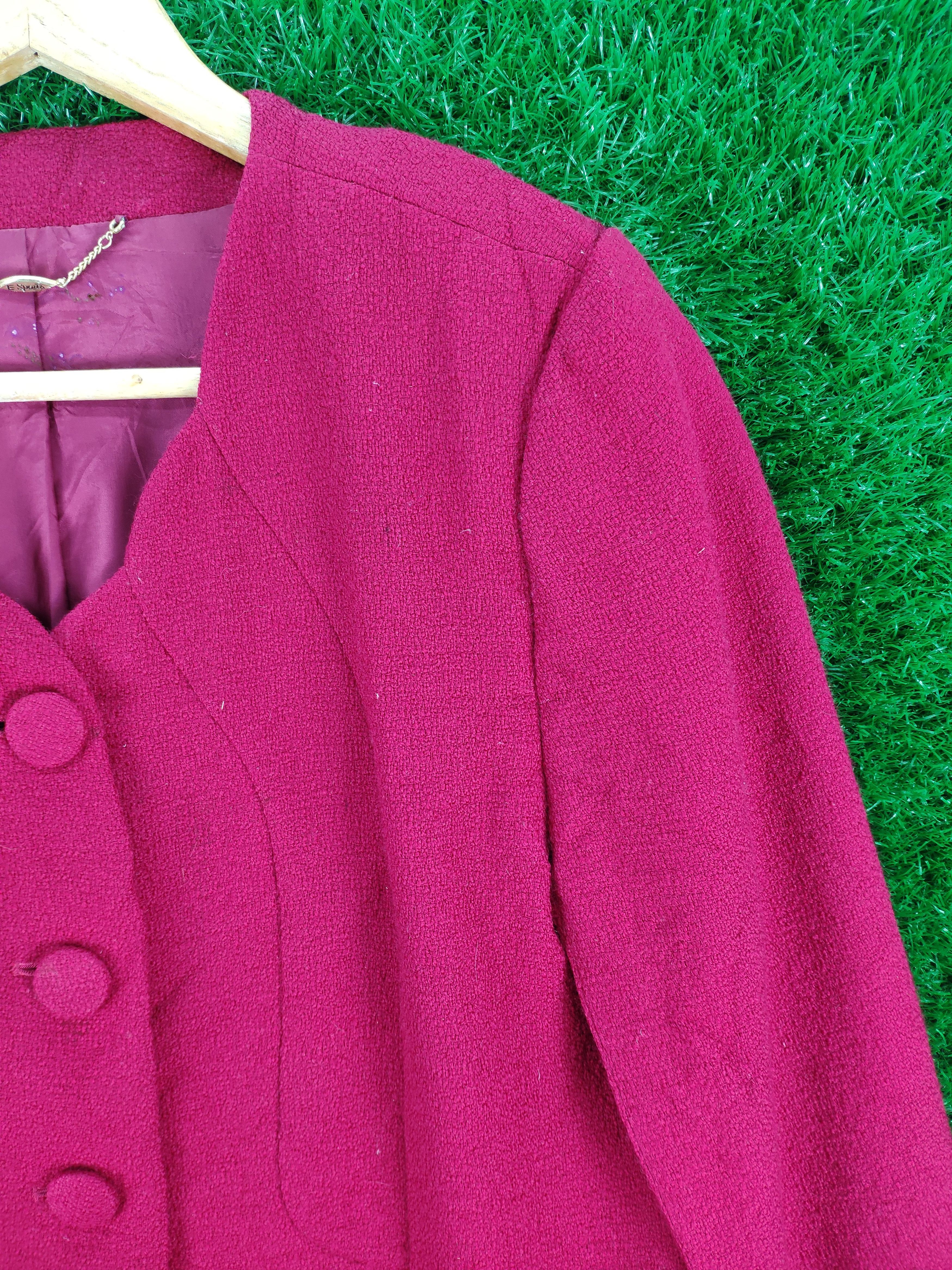 Designer × Japanese Brand Vintage Wool Cropped Cardigan Issey Miyake Style Size S / US 4 / IT 40 - 10 Thumbnail