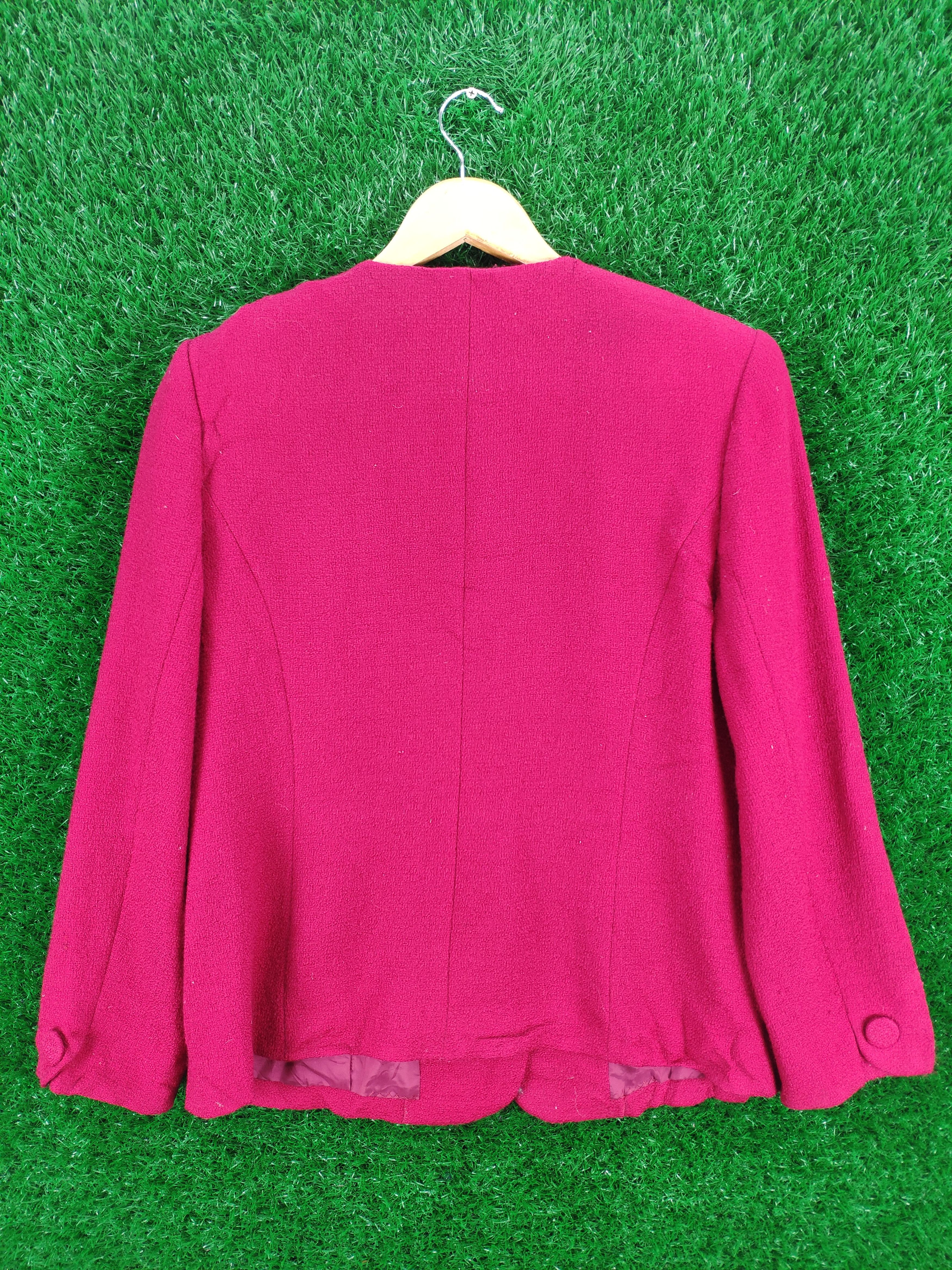 Designer × Japanese Brand Vintage Wool Cropped Cardigan Issey Miyake Style Size S / US 4 / IT 40 - 2 Thumbnail