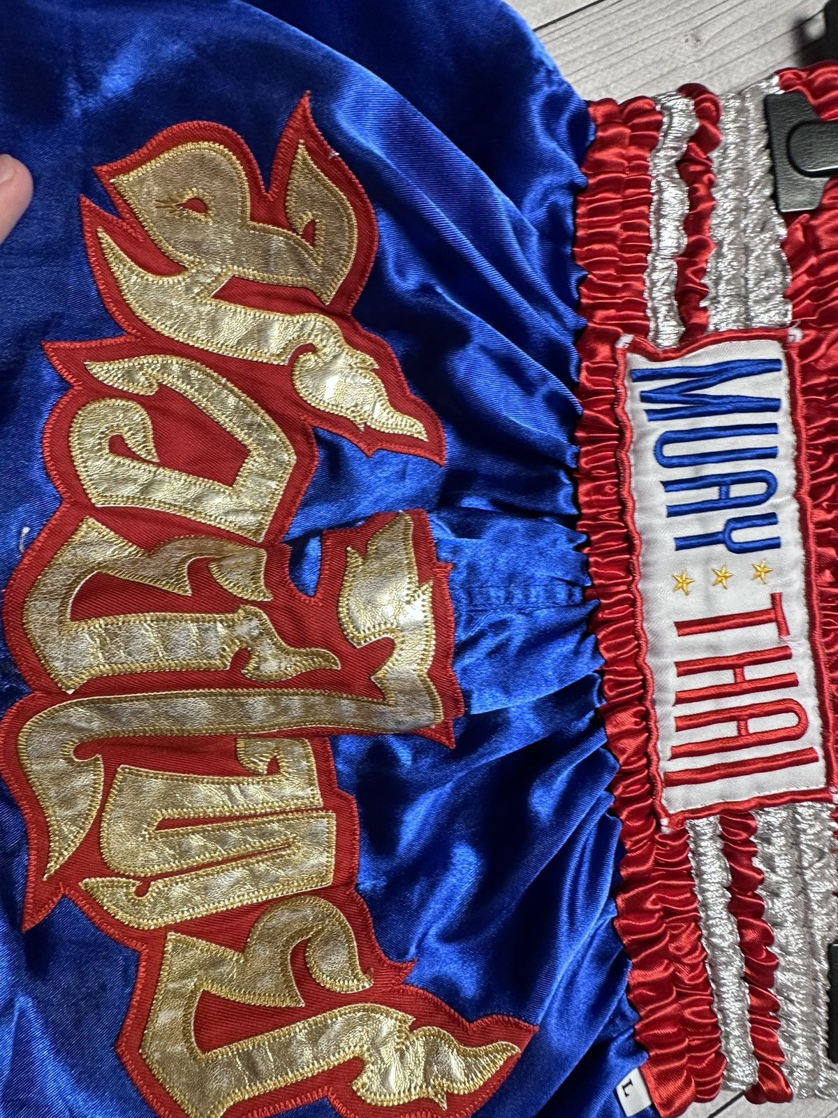 Other × Vintage Vintage Muay Thai boxing Thailand shorts size L Size US 34 / EU 50 - 5 Thumbnail